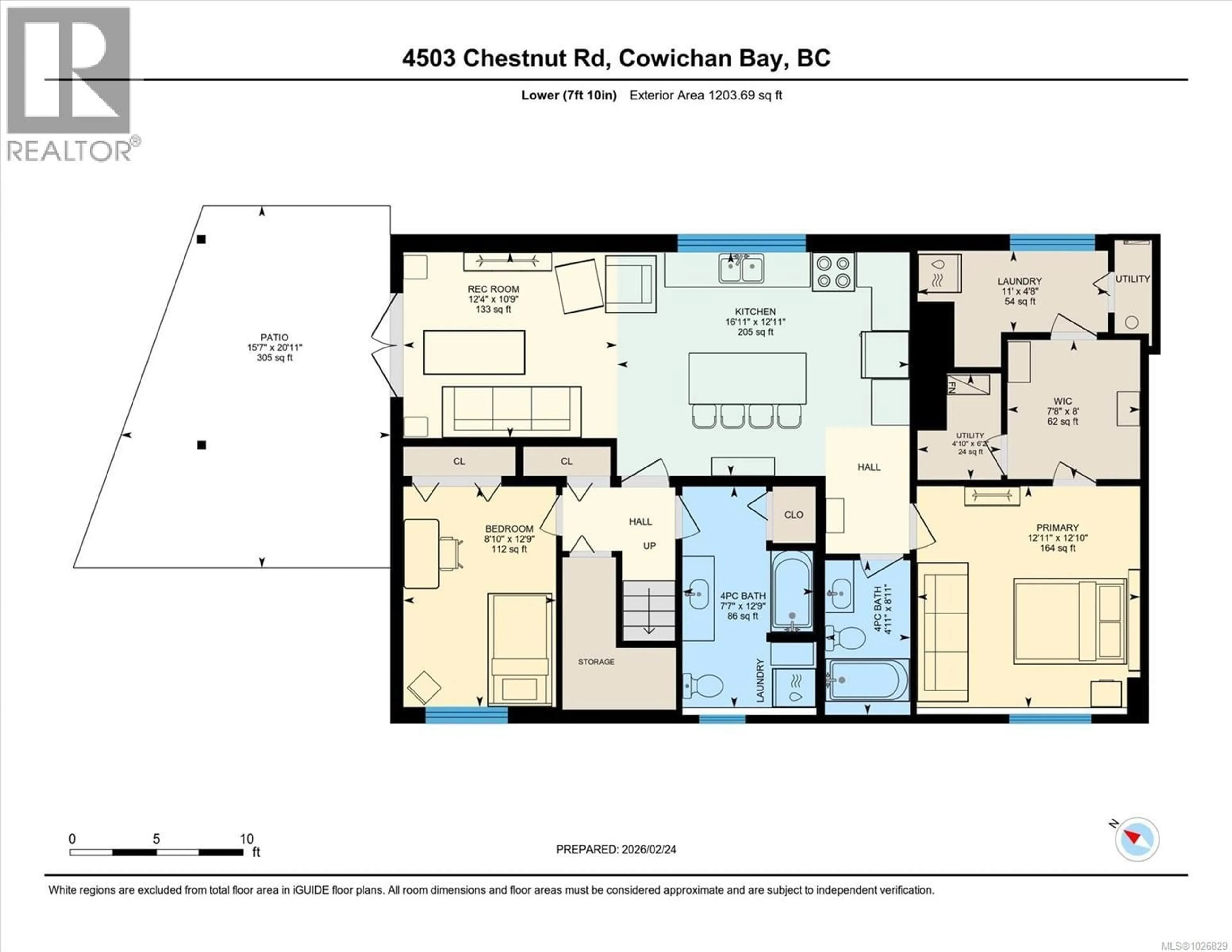 Floor plan for 4503 CHESTNUT ROAD, Cowichan Bay British Columbia V0R1N2
