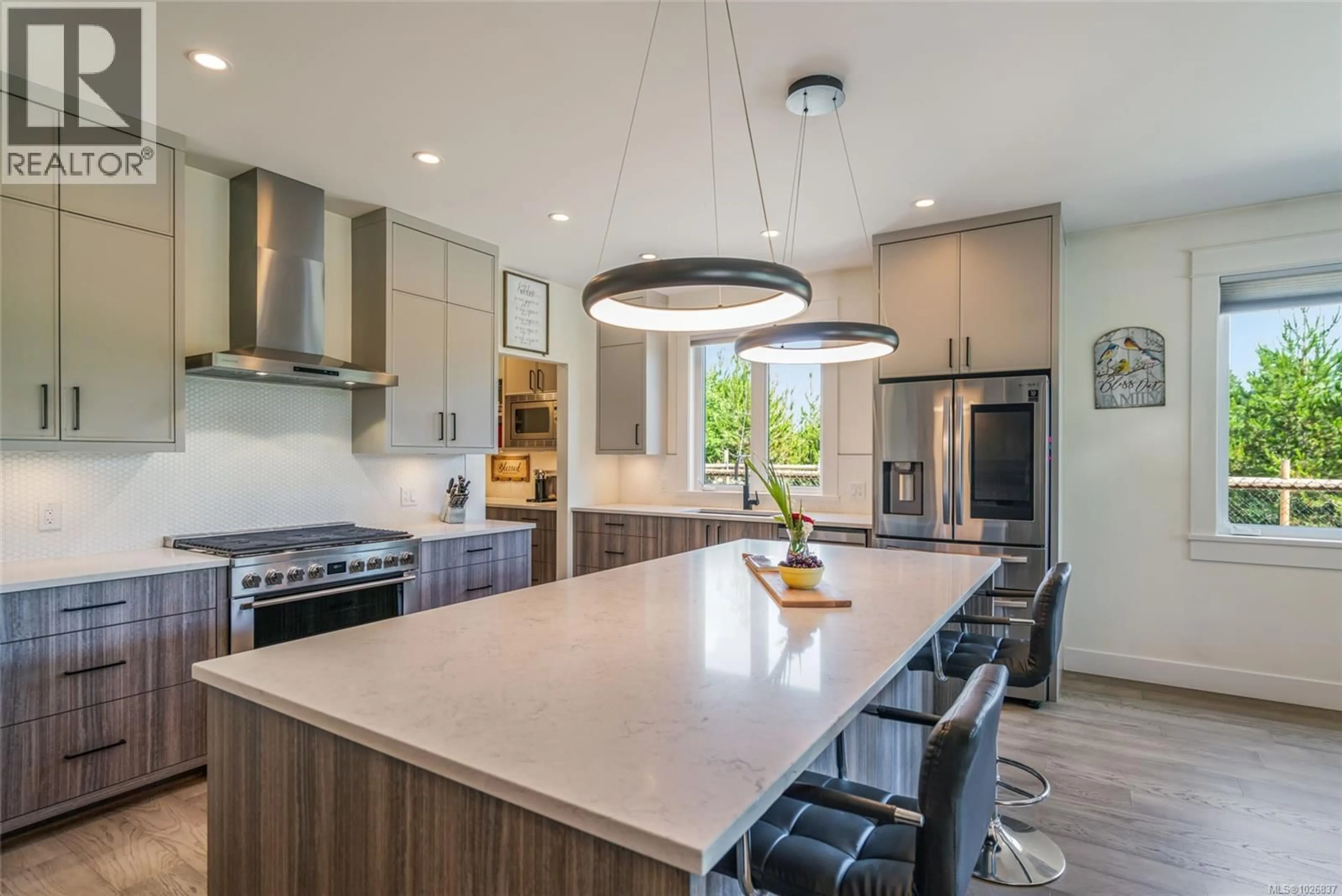 Contemporary kitchen, ceramic/tile floor for 1248 STATION ROAD, Coombs British Columbia V0R1M0
