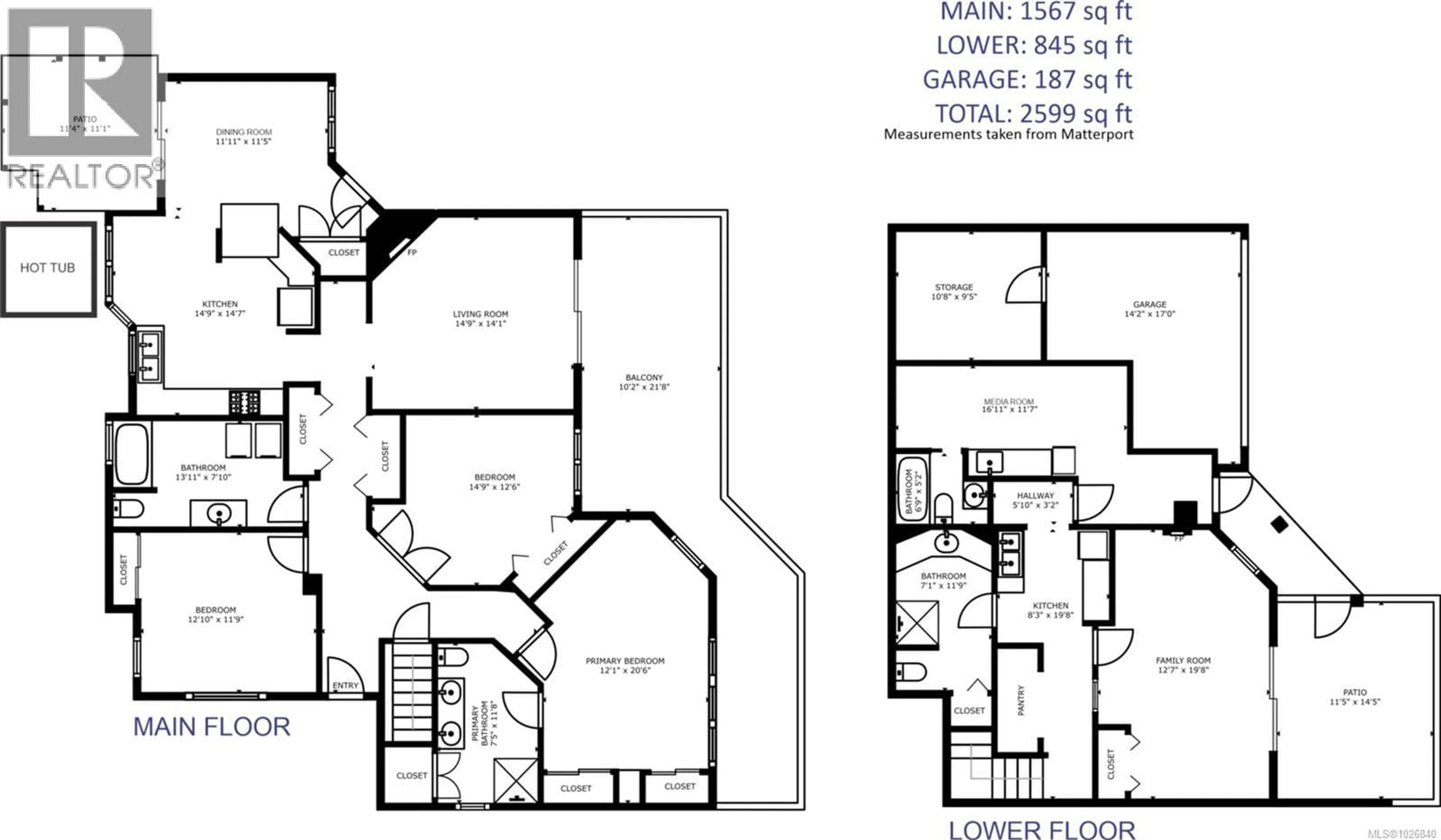Floor plan for 7200 LANCREST TERRACE, Lantzville British Columbia V0R2H0