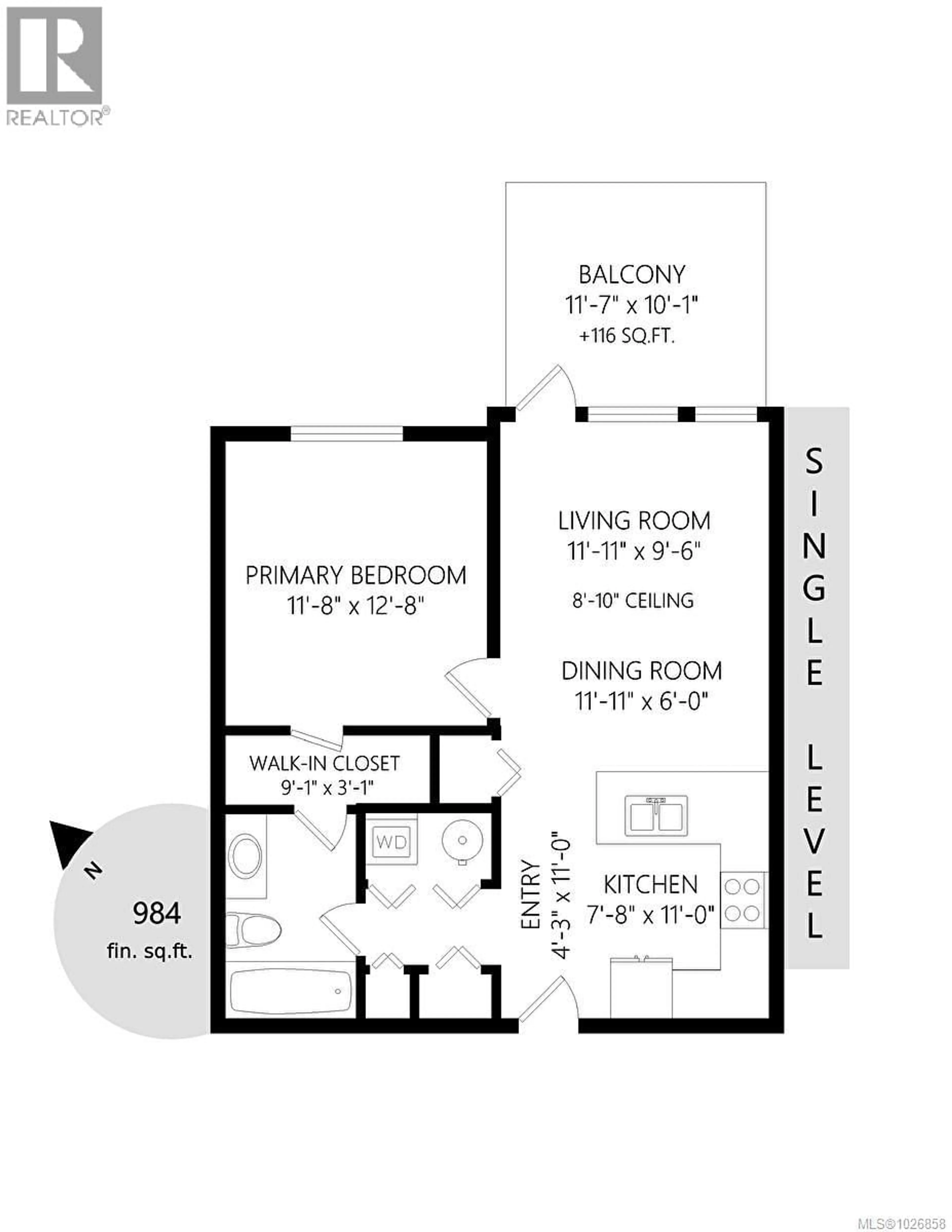 Floor plan for 303 - 924 ESQUIMALT ROAD, Esquimalt British Columbia V9A3P2