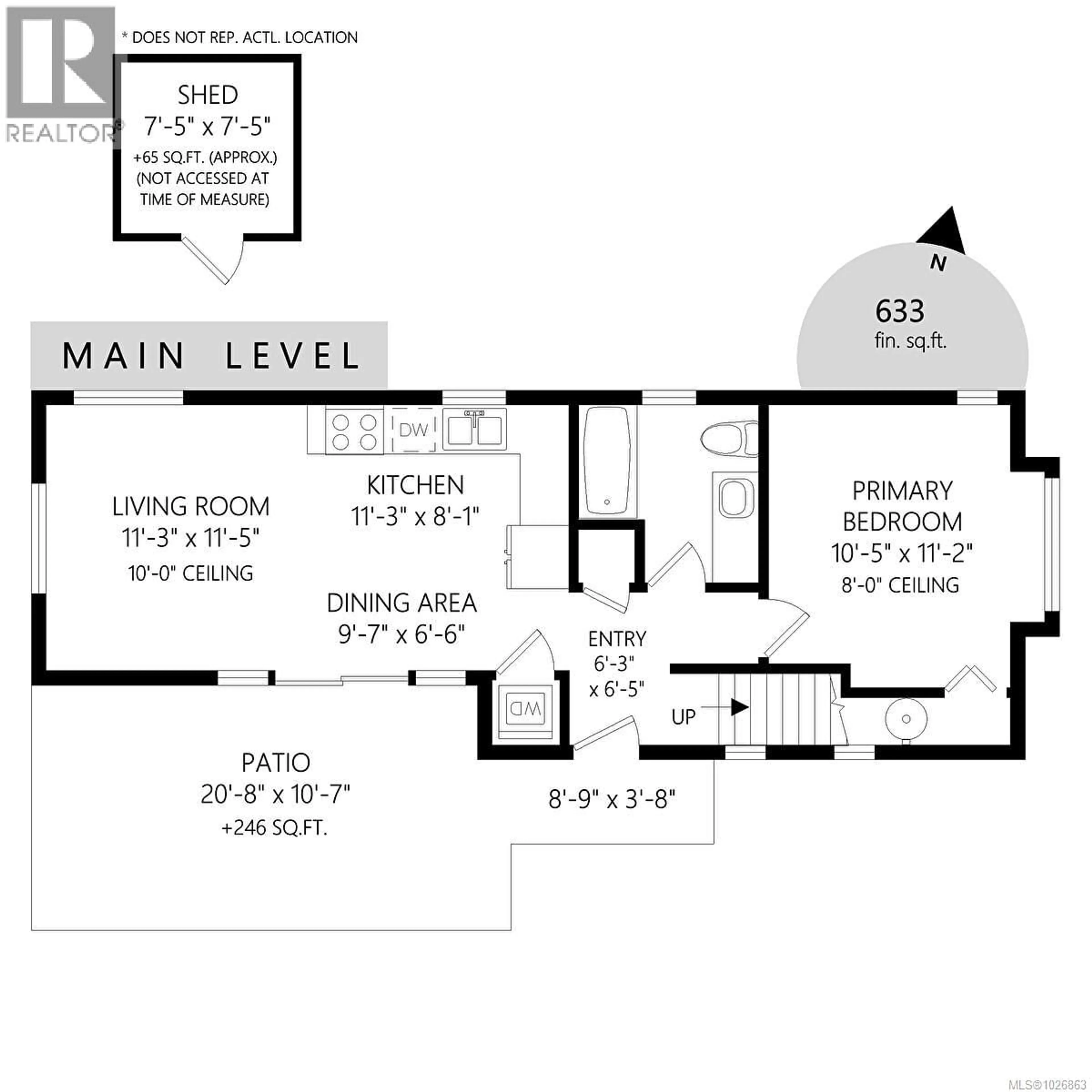 Floor plan for 9336 CABIN WAY, Lake Cowichan British Columbia V0R2G1