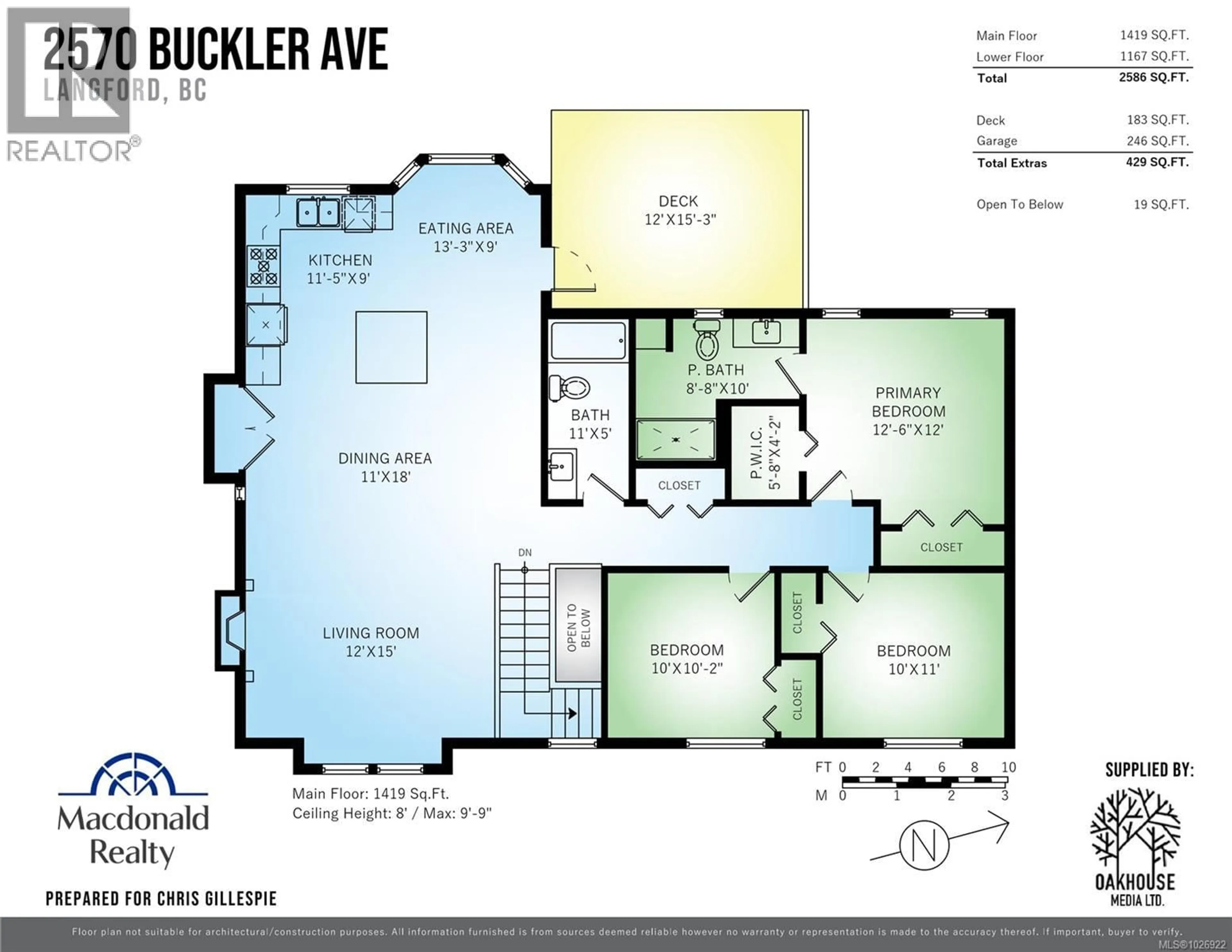 Floor plan for 2570 BUCKLER AVENUE, Langford British Columbia V9B5V3
