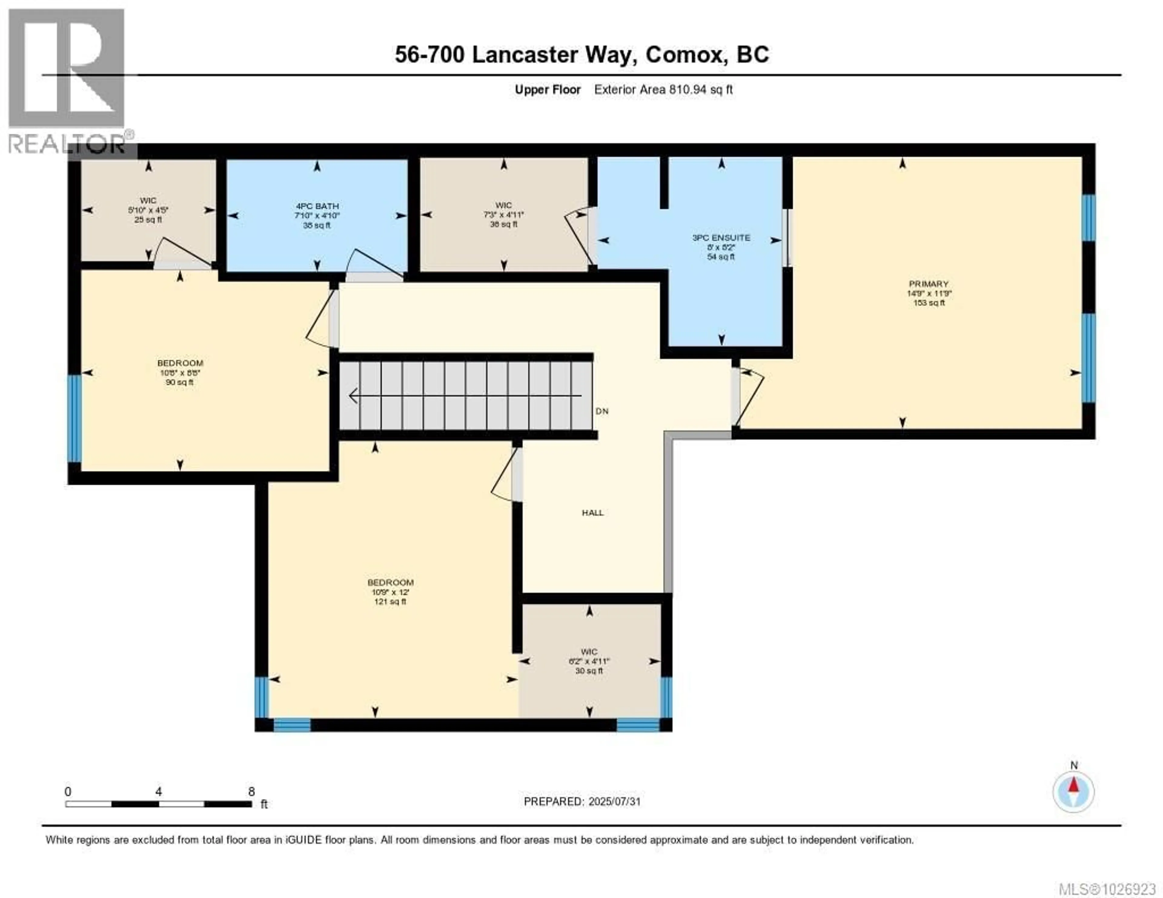 Floor plan for 56 - 700 LANCASTER WAY, Comox British Columbia V9M0B6