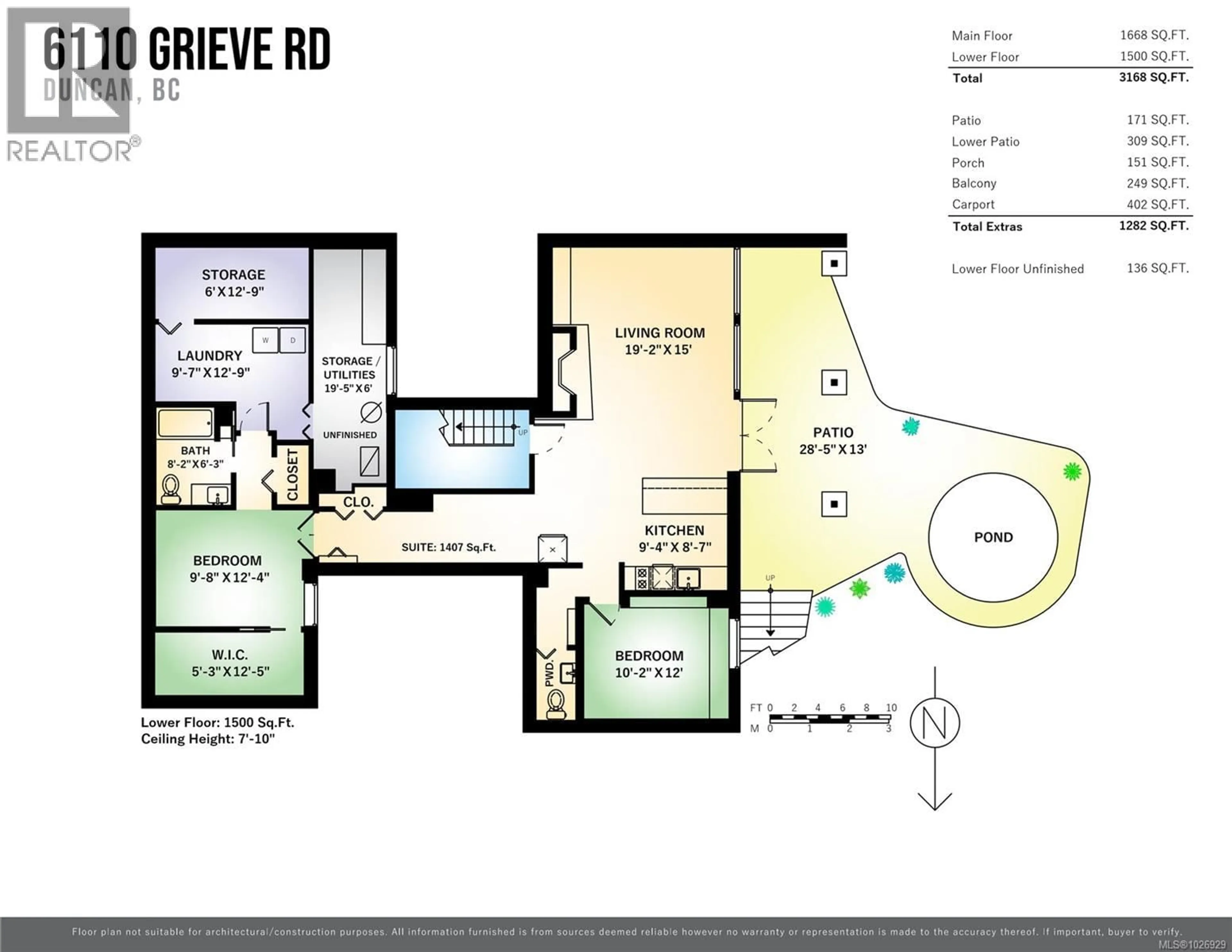 Floor plan for 6110 GRIEVE ROAD, Duncan British Columbia V9L2H1