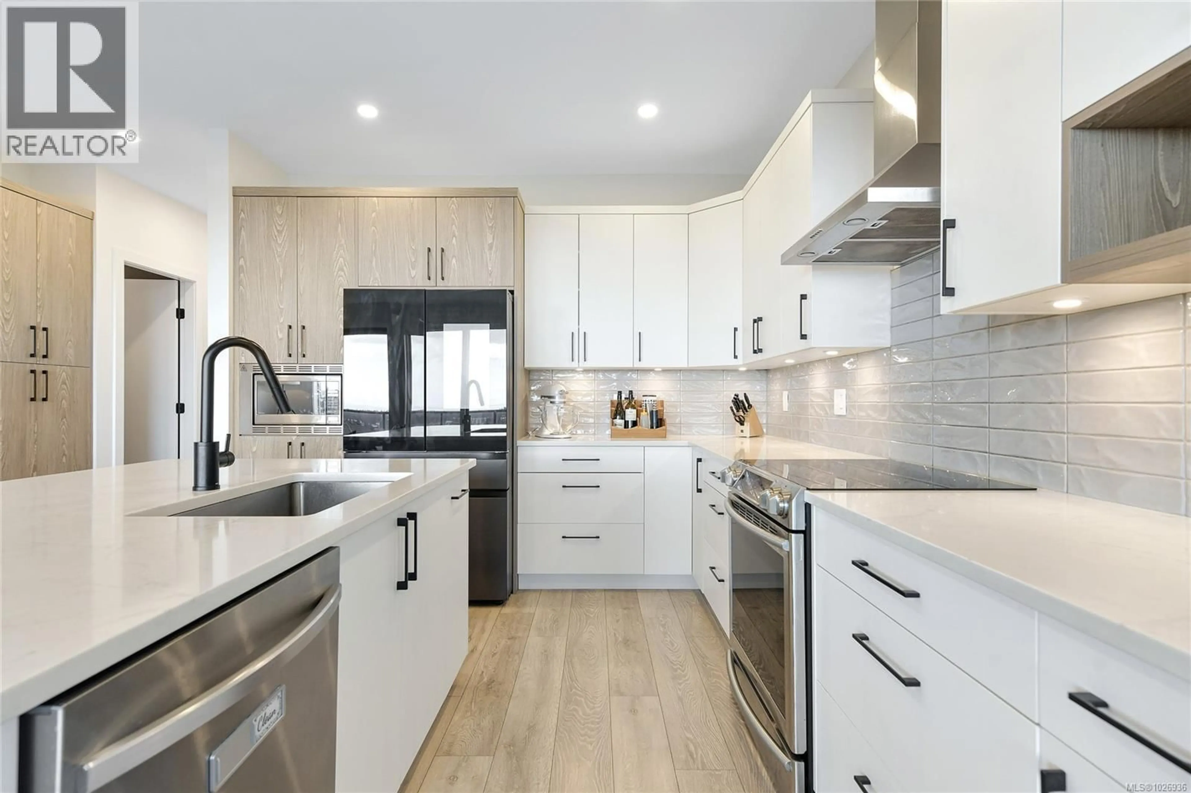 Contemporary kitchen, ceramic/tile floor for 2415 AZURITE CRESCENT, Langford British Columbia V9B0Z6