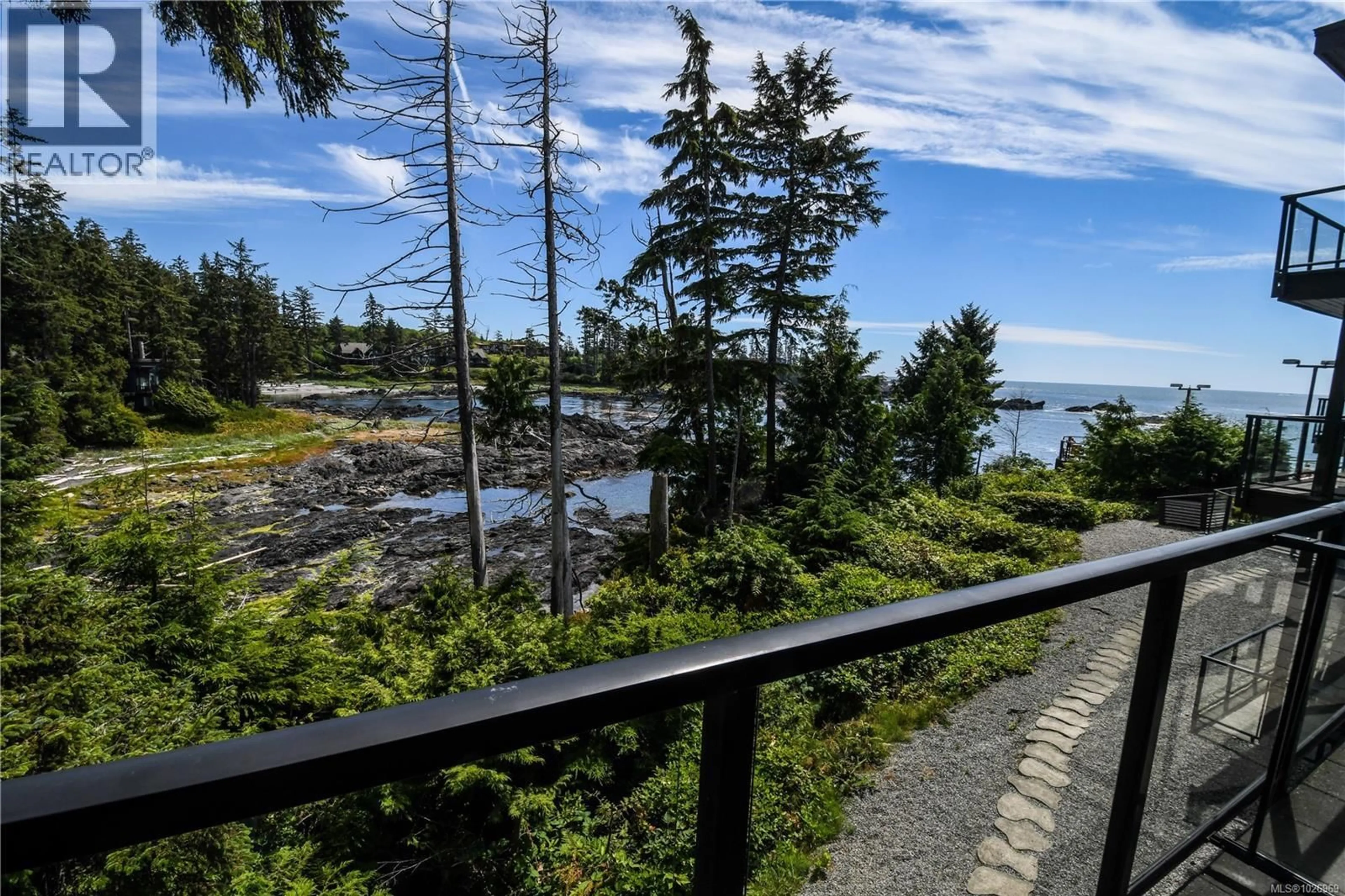 Patio, water/lake/river/ocean view for 204 - 596 MARINE DRIVE, Ucluelet British Columbia V0R3A0