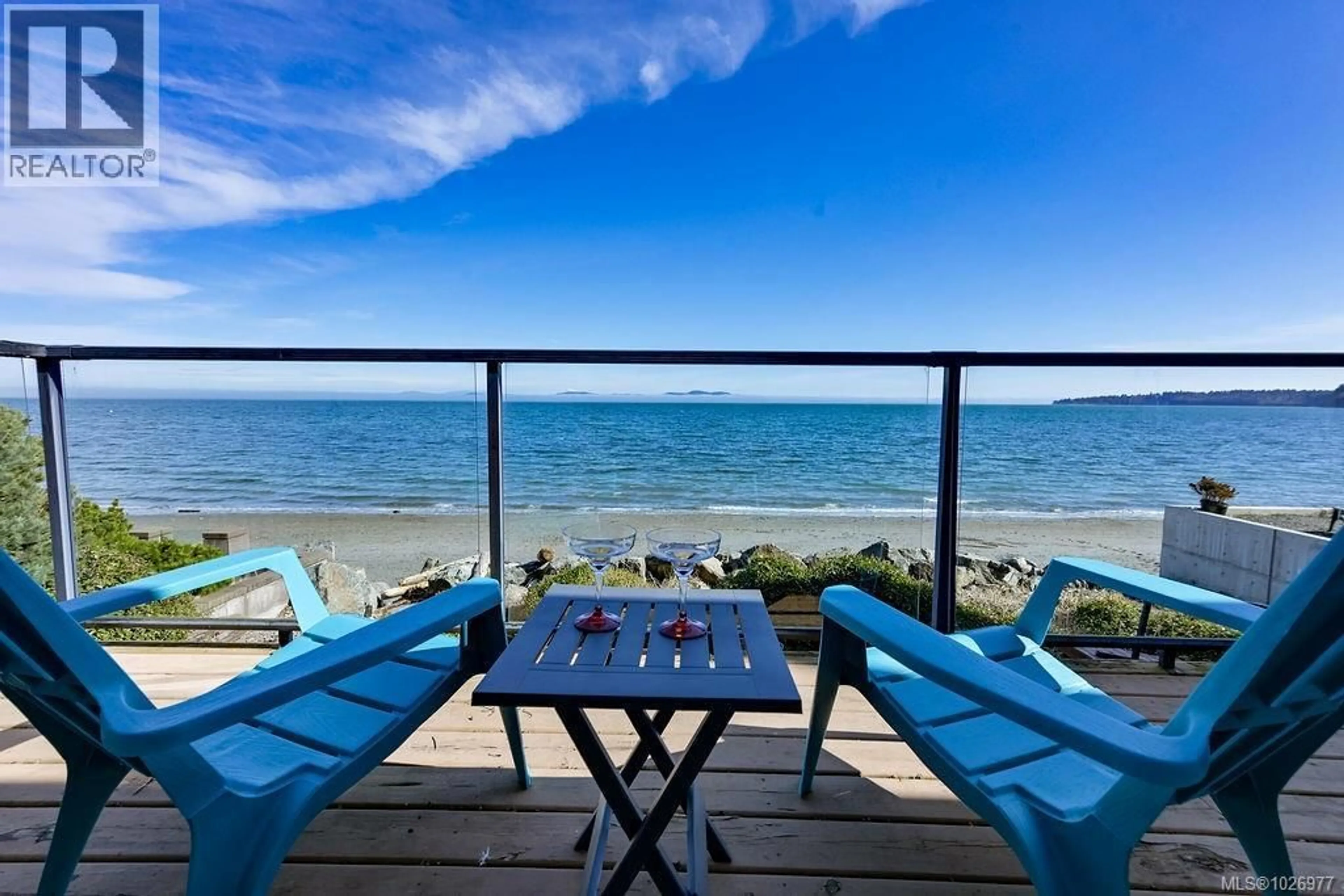 Patio, water/lake/river/ocean view for 5037 CORDOVA BAY, Saanich British Columbia V8Y2K1