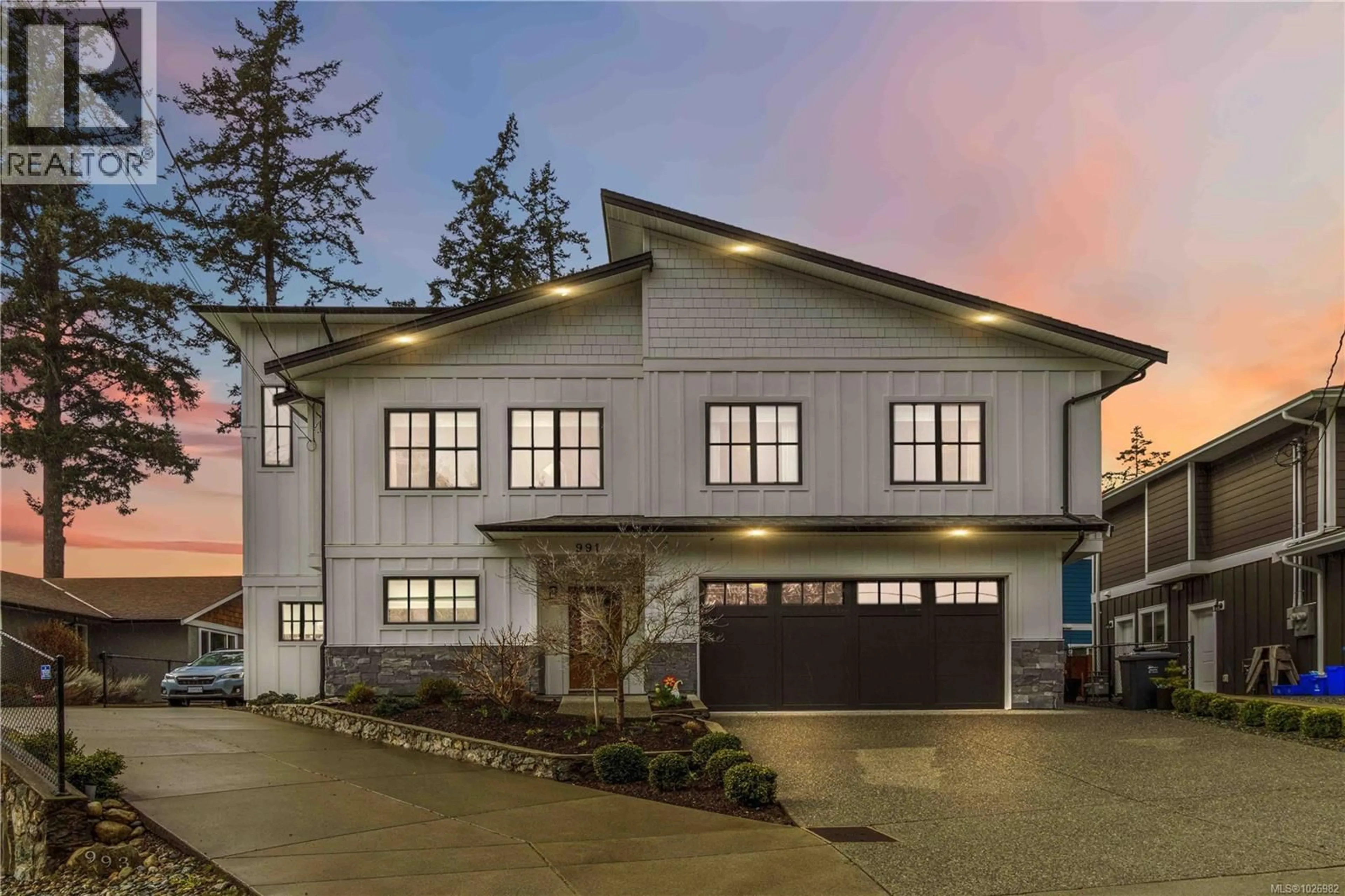 Home with vinyl exterior material, street for 991 SPRINGHILL ROAD, Langford British Columbia V9B0Y8