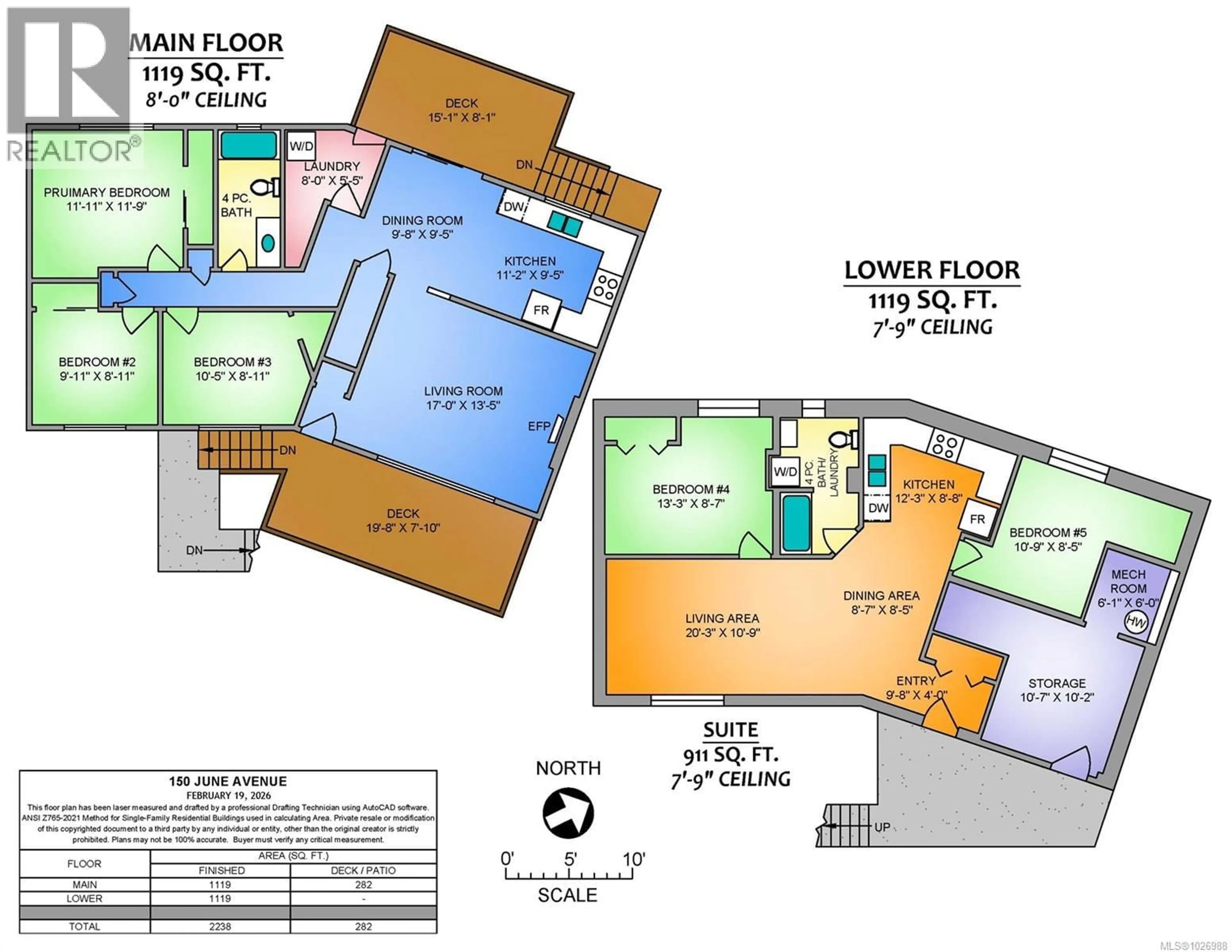 Floor plan for 150 JUNE AVENUE, Nanaimo British Columbia V9S4R7