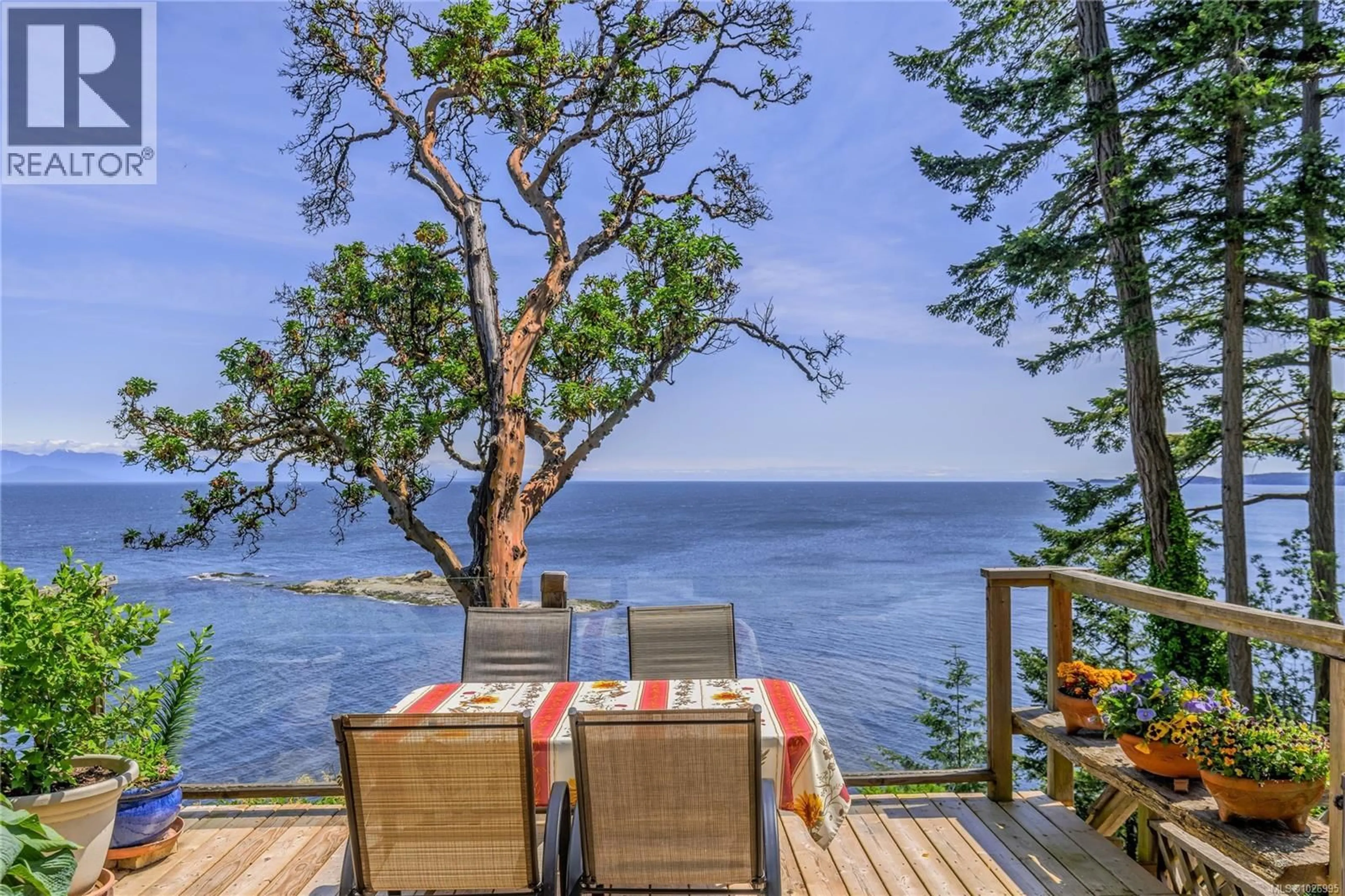Patio, water/lake/river/ocean view for 1130 BERRY POINT ROAD, Gabriola Island British Columbia V0R1X1