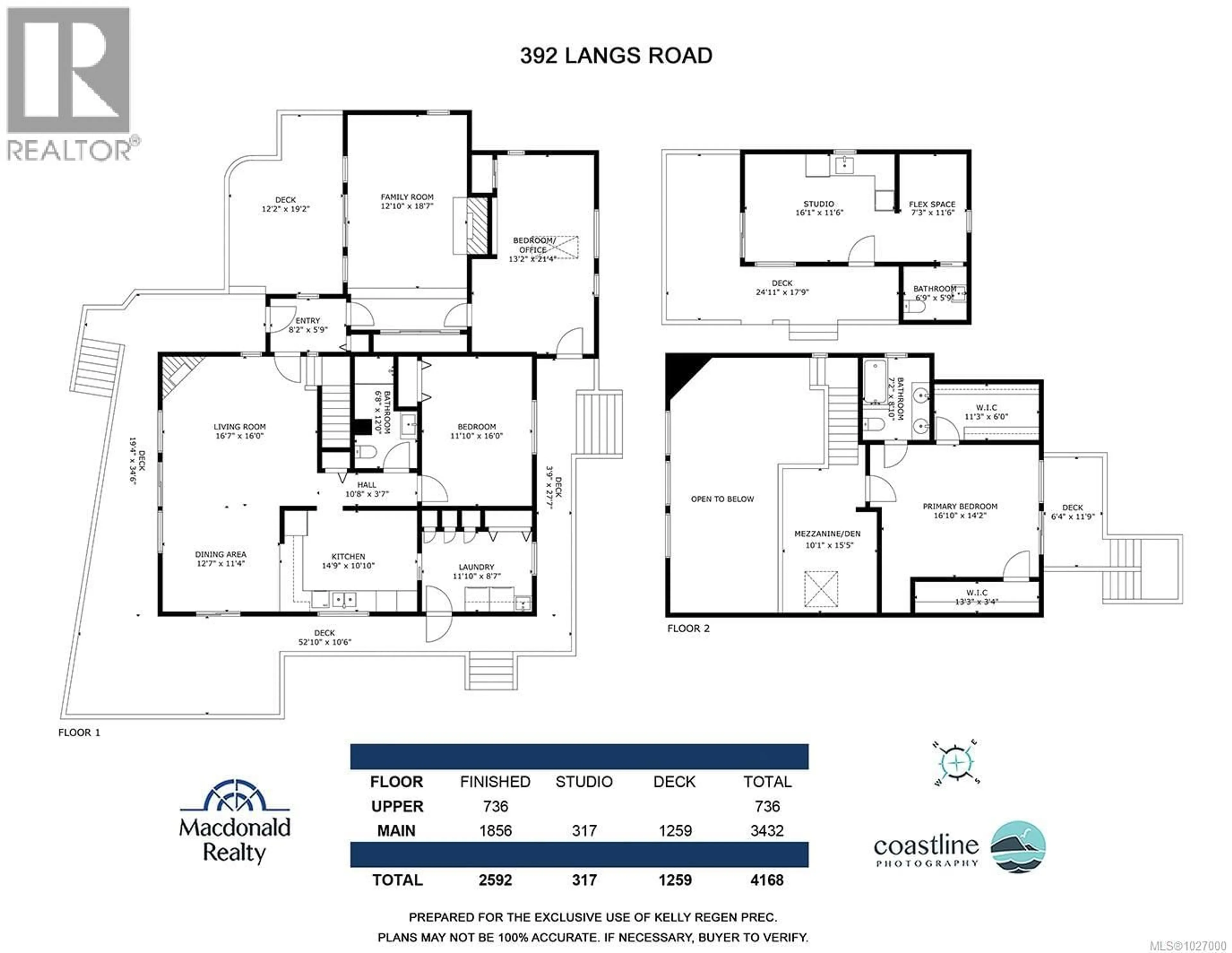 Floor plan for 392 LANGS ROAD, Salt Spring British Columbia V8K1N3