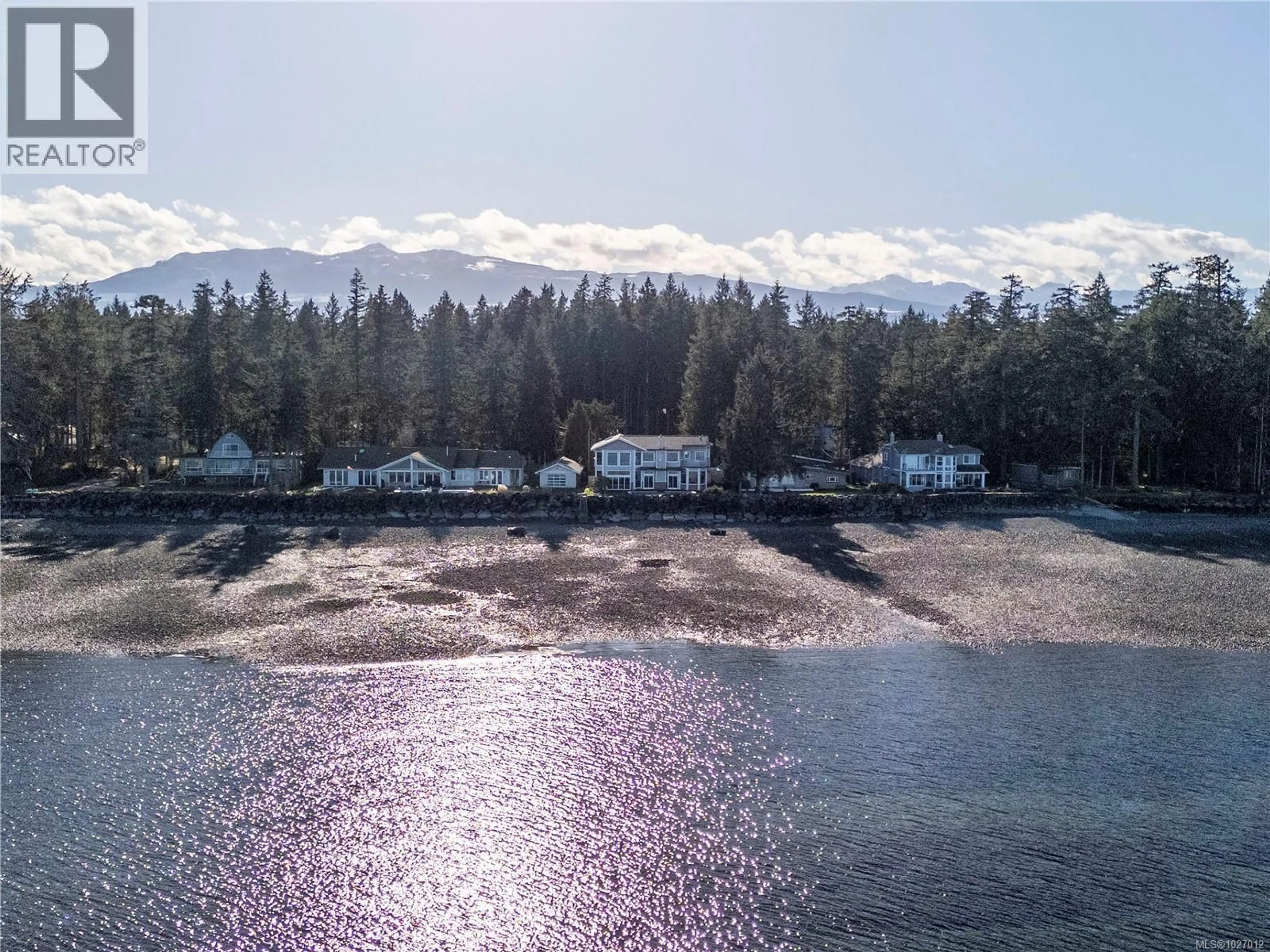 A pic from outside/outdoor area/front of a property/back of a property/a pic from drone, water/lake/river/ocean view for 2270 OYSTER GARDEN ROAD, Campbell River British Columbia V9H1E7