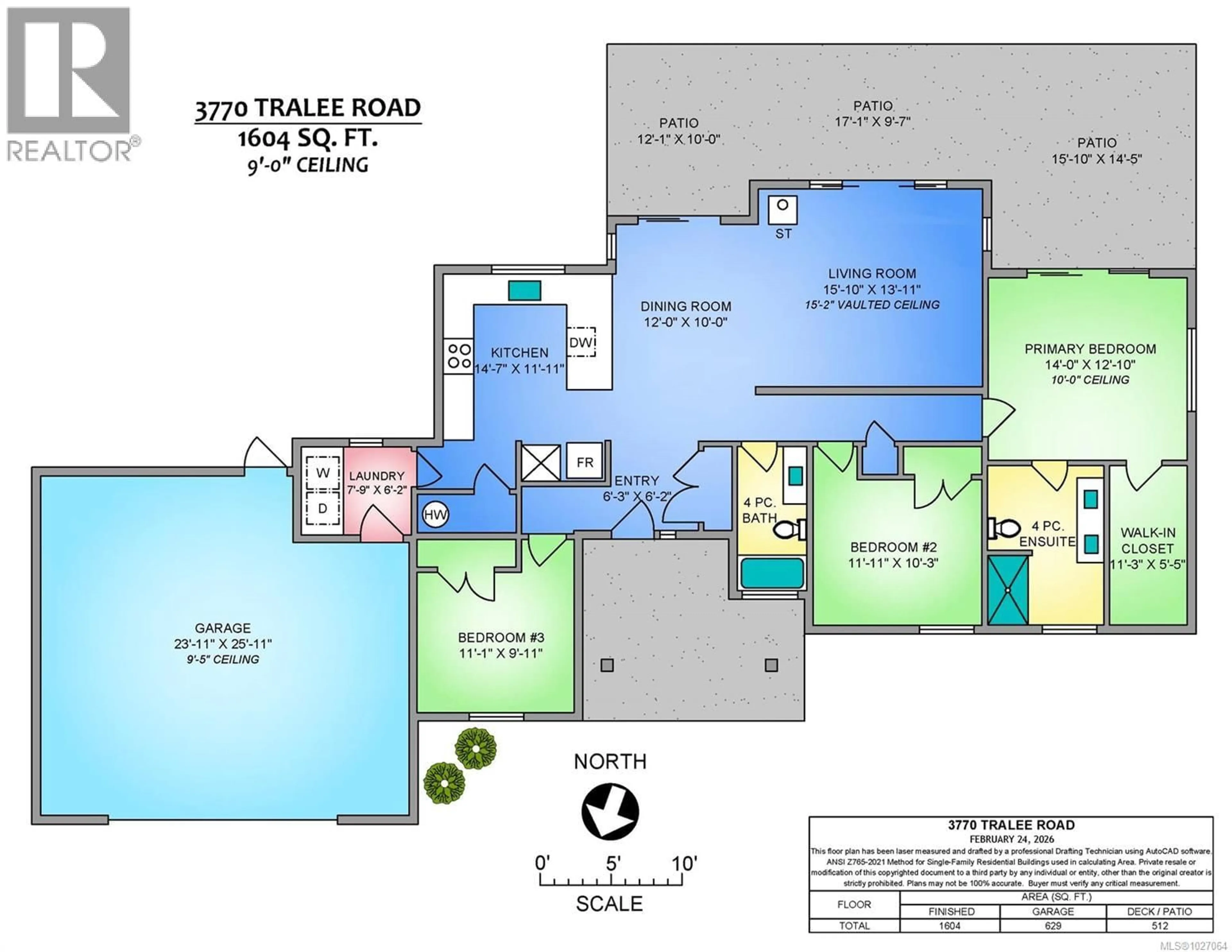 Floor plan for 3770 TRALEE ROAD, Qualicum Beach British Columbia V9K1V6