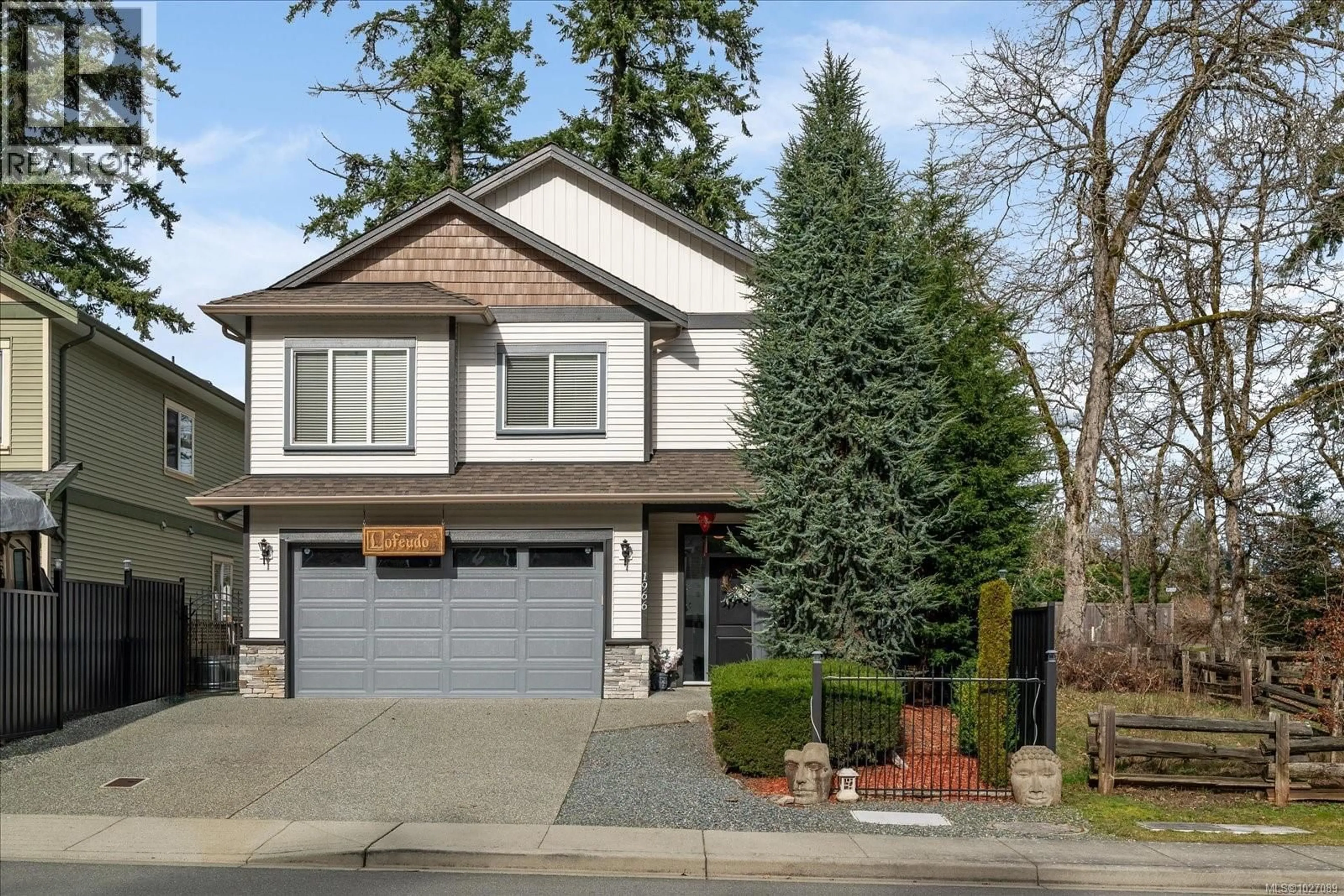 Home with vinyl exterior material, street for 1966 CAMAS ROAD, Nanaimo British Columbia V9R0G9