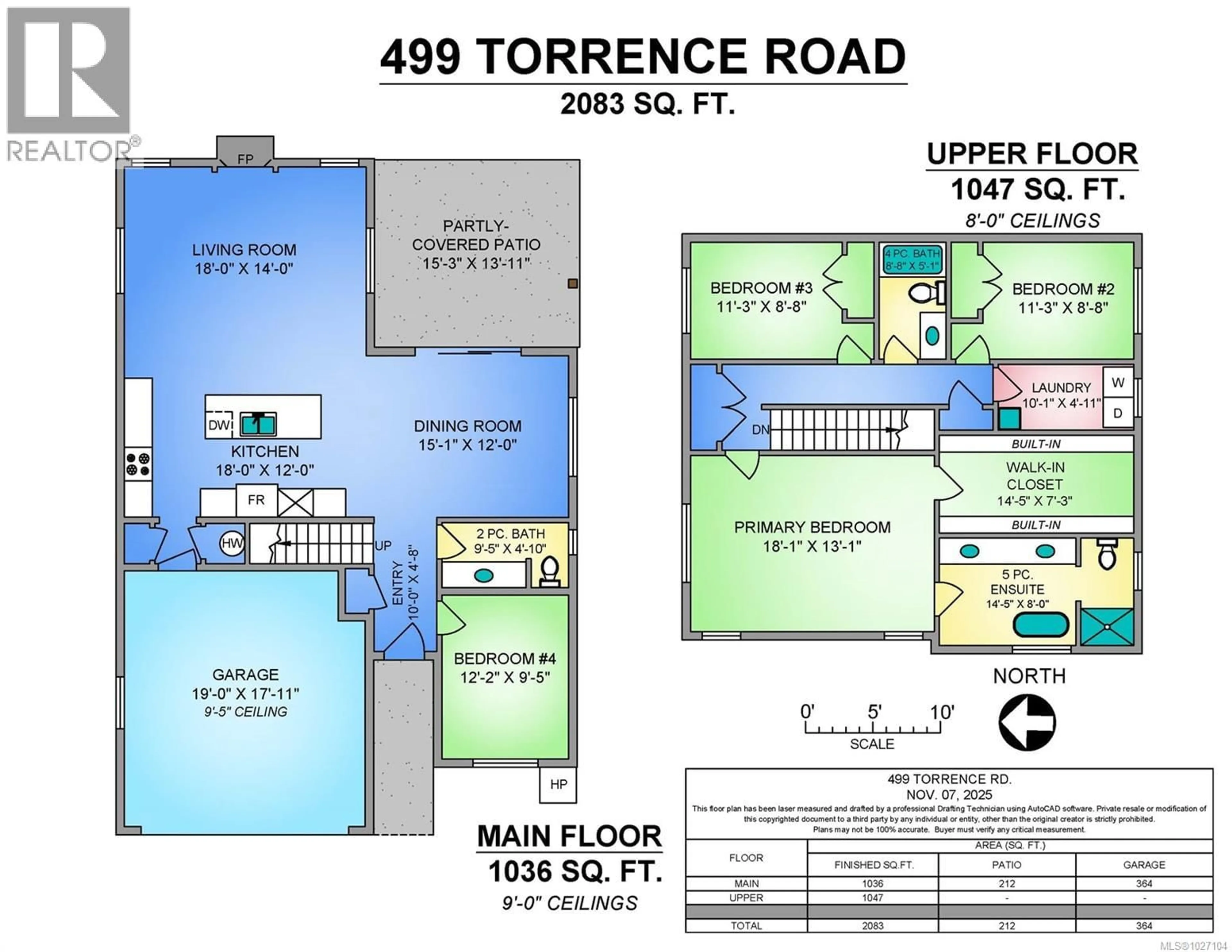 Floor plan for 499 TORRENCE ROAD, Comox British Columbia V9M3G7