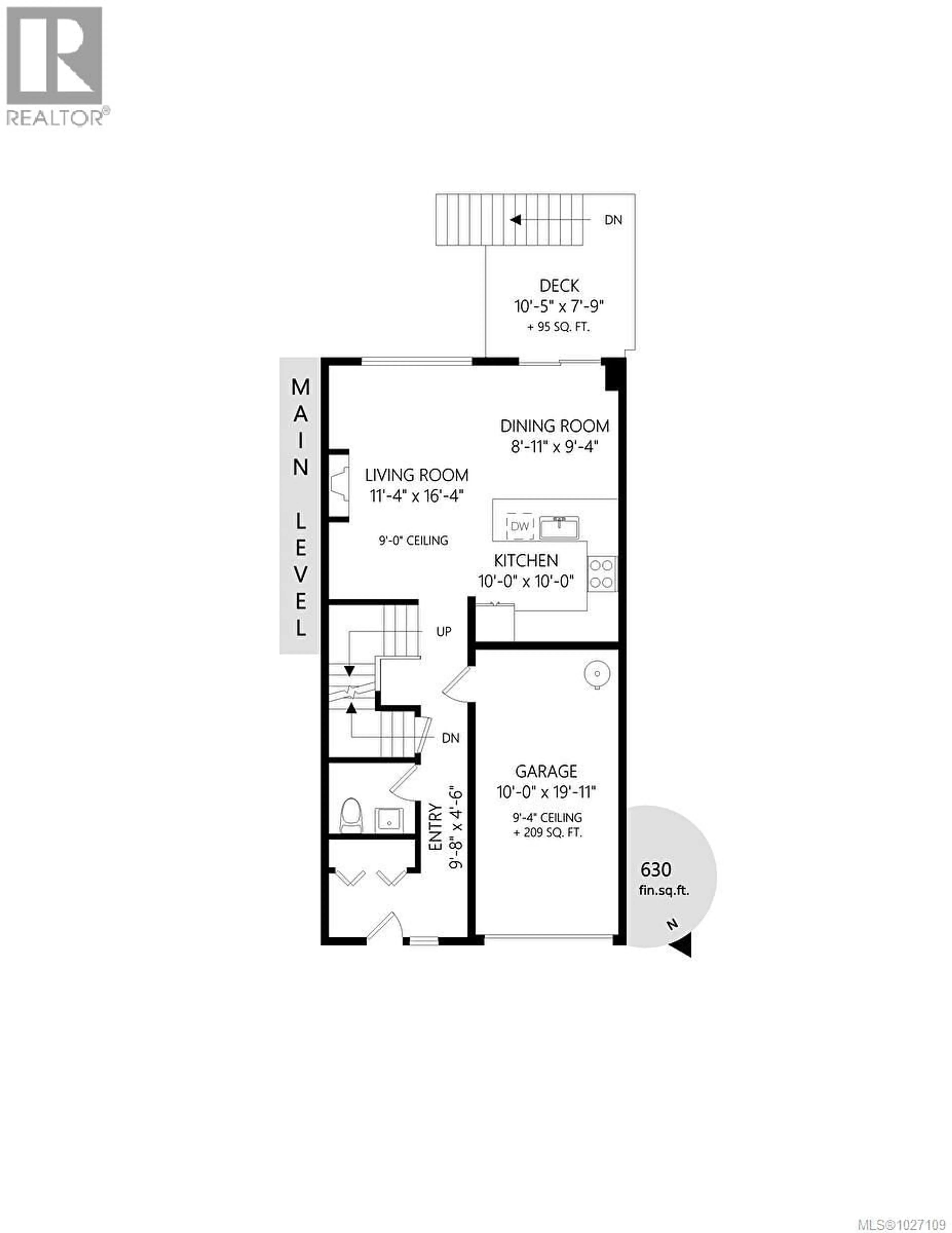 Floor plan for 114 - 1064 GALA COURT, Langford British Columbia V9C2Y2
