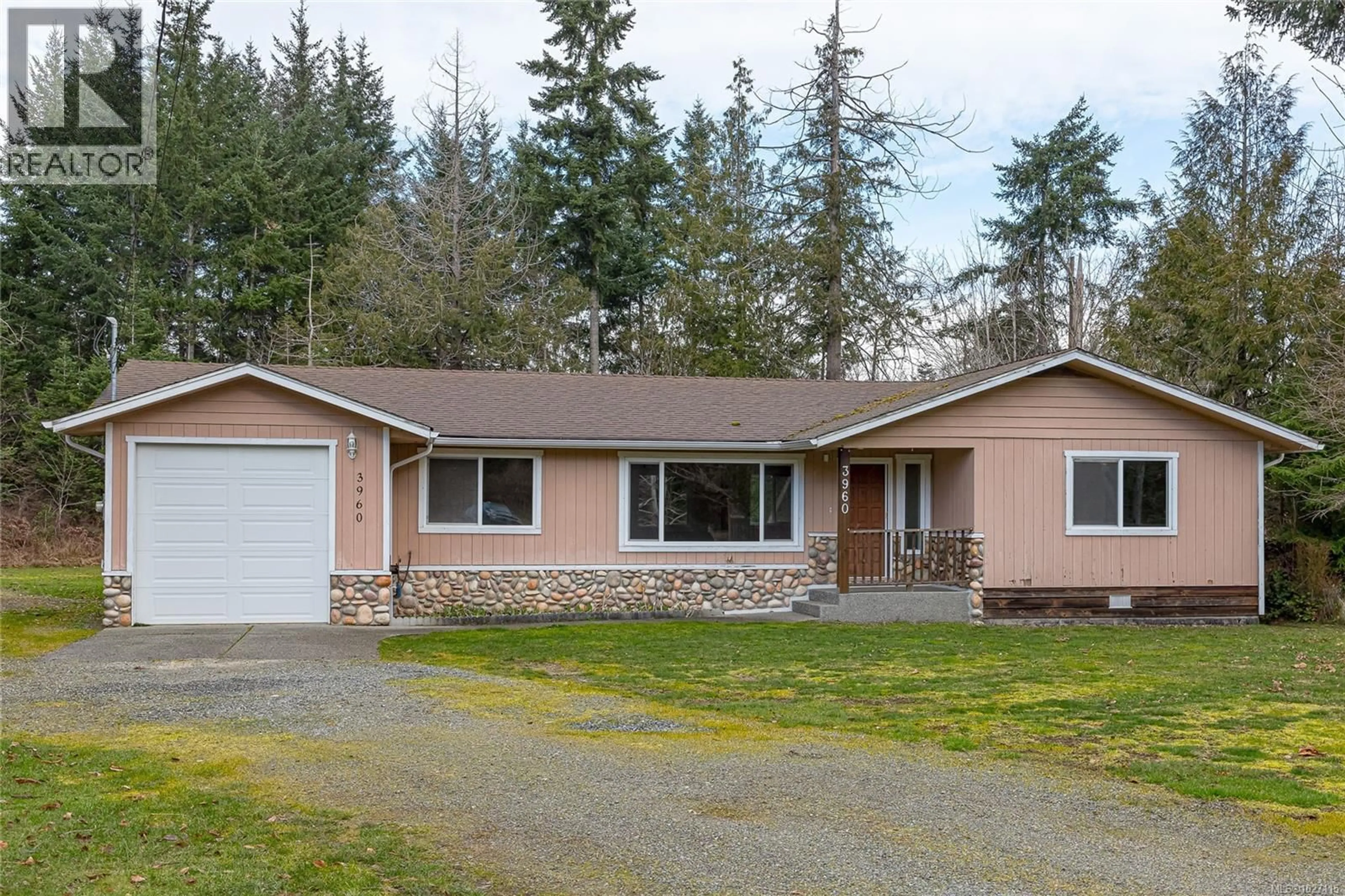 Home with vinyl exterior material, street for 3960 OSTBY PLACE, Bowser British Columbia V0R1G0