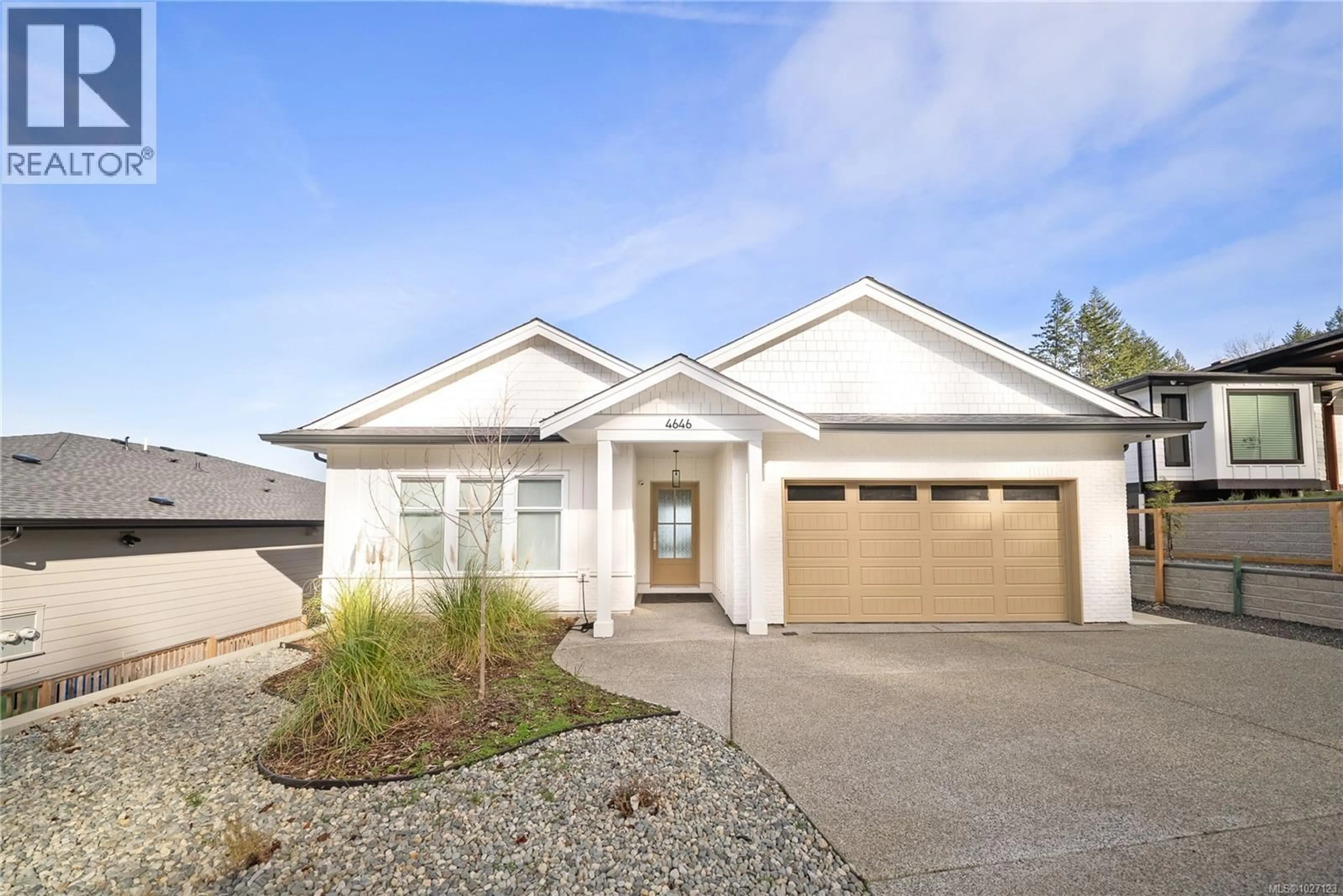 Home with vinyl exterior material, street for 4646 AMBIENCE DRIVE, Nanaimo British Columbia V9T0L3