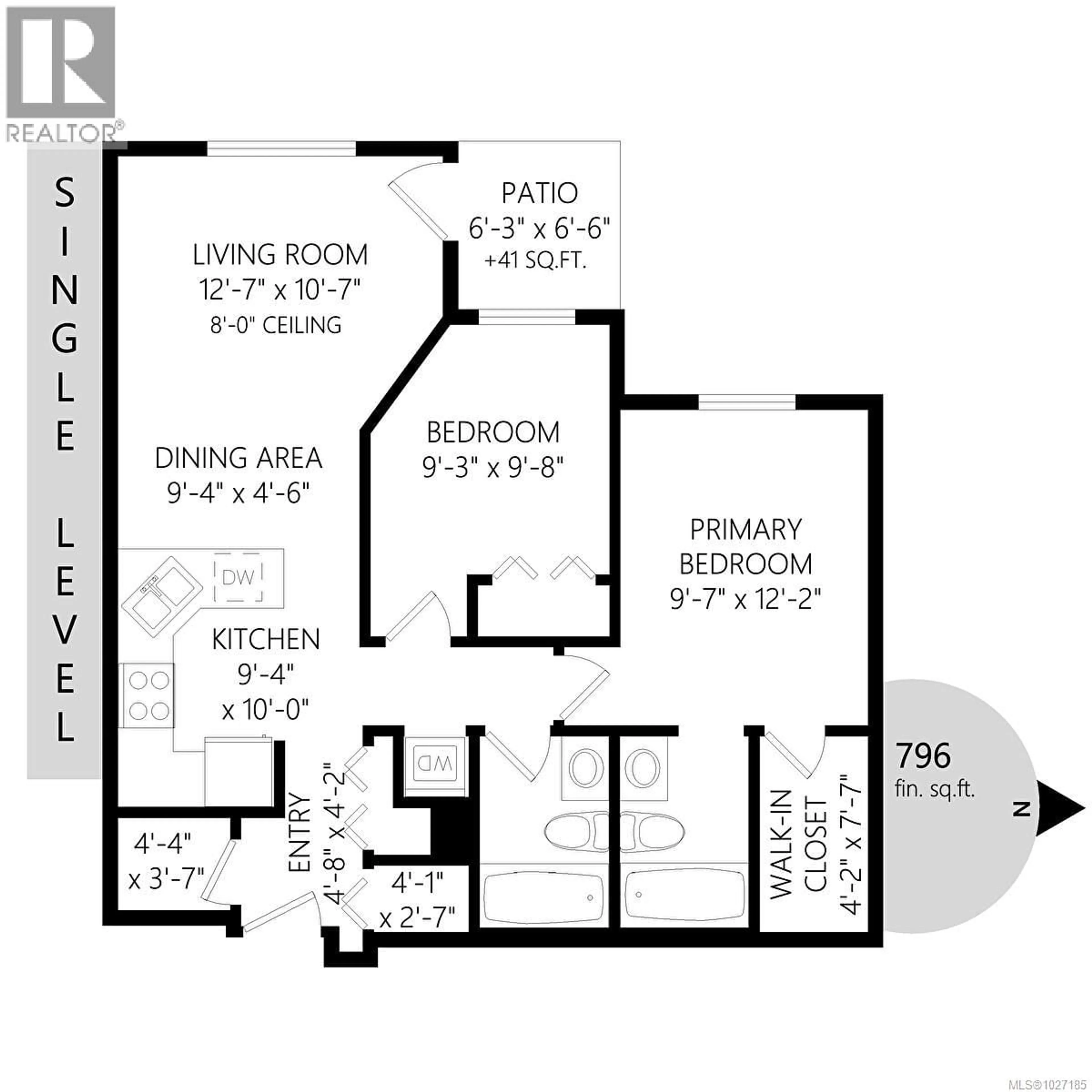 Floor plan for 101 - 3215 COWICHAN LAKE ROAD, Duncan British Columbia V9L5G5