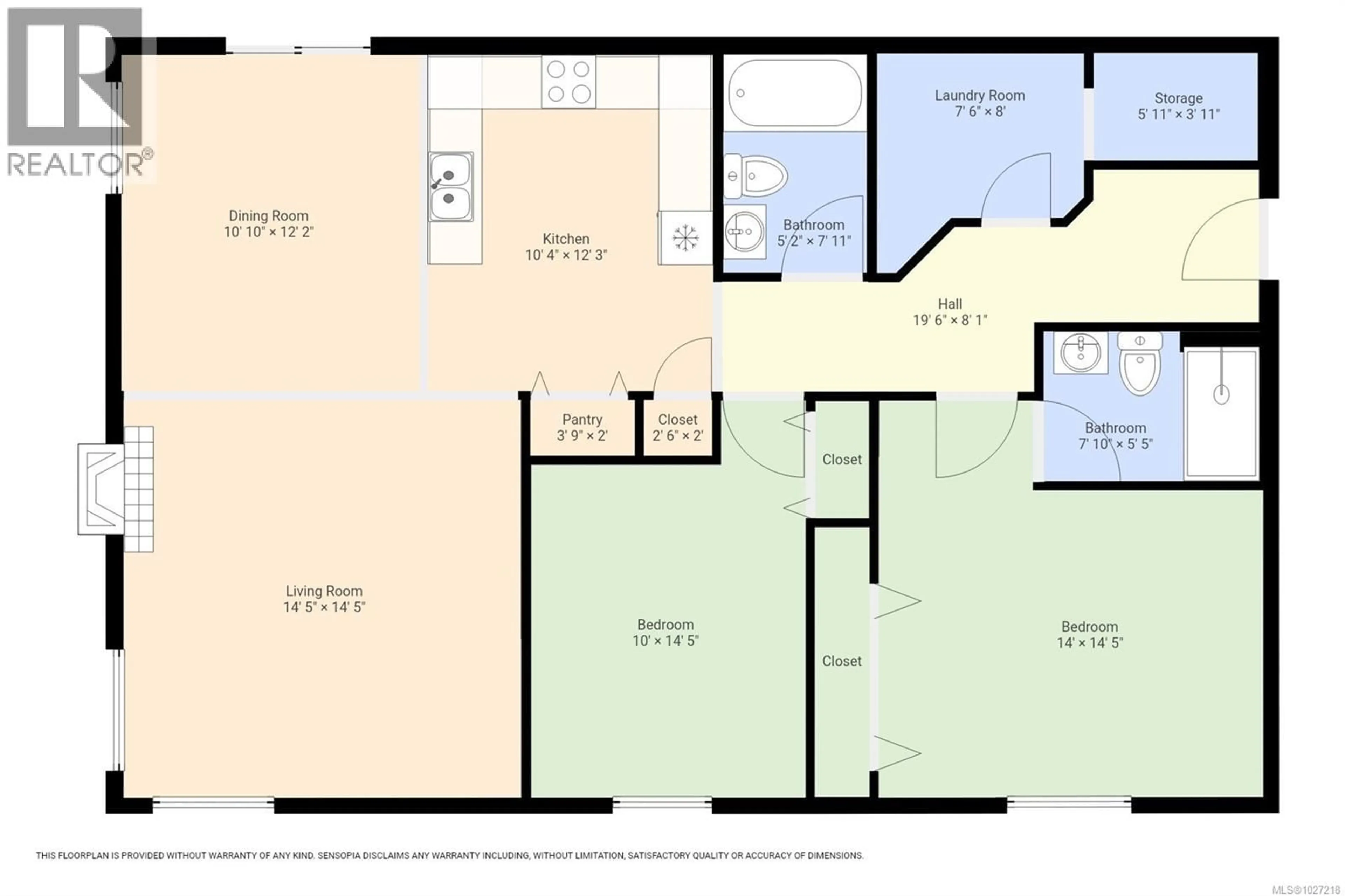 Floor plan for 308 - 1350 ISLAND HIGHWAY SOUTH, Campbell River British Columbia V9W1B7