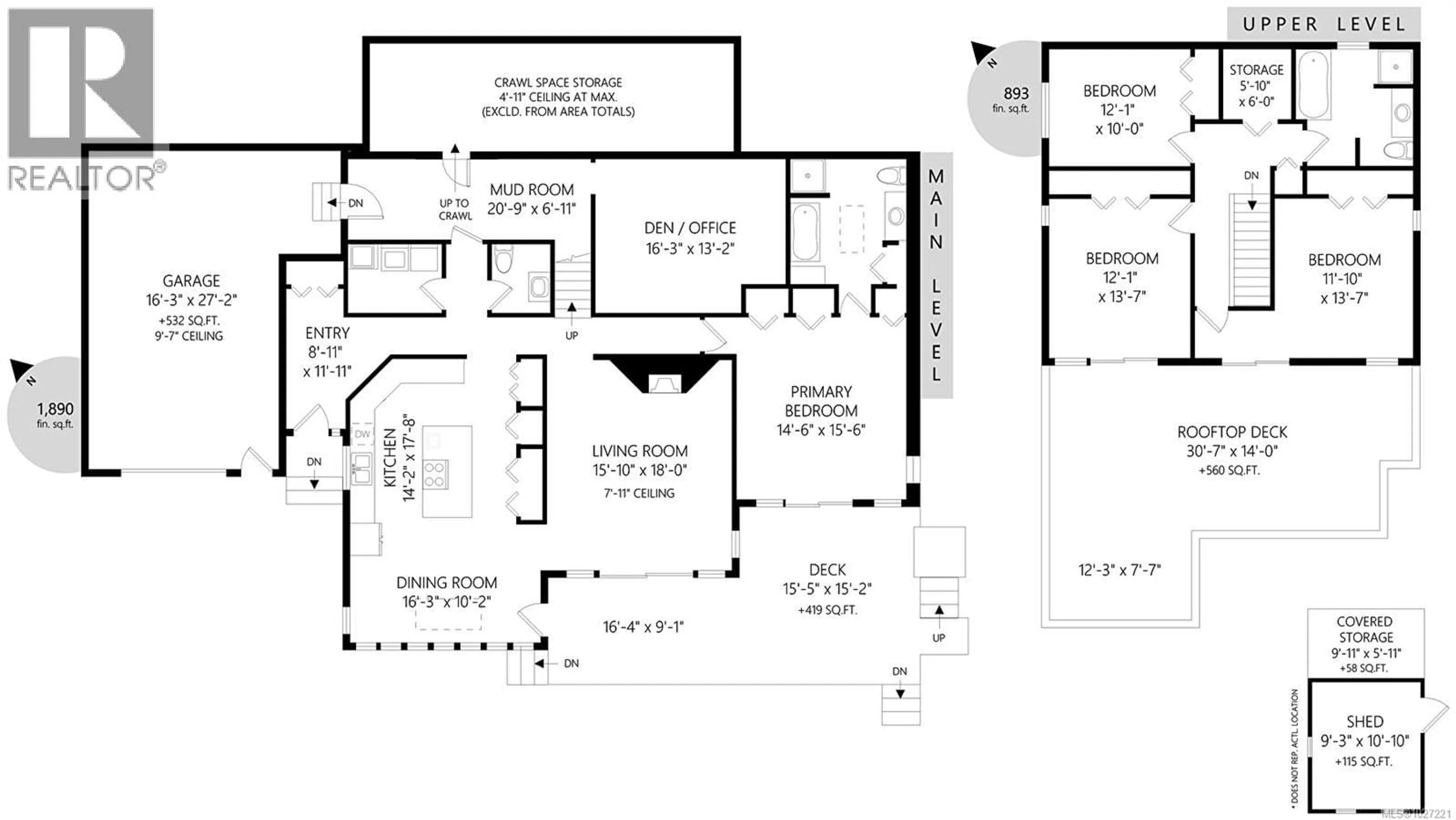 Floor plan for 3713 HOLLAND AVENUE, Cobble Hill British Columbia V8H0A4