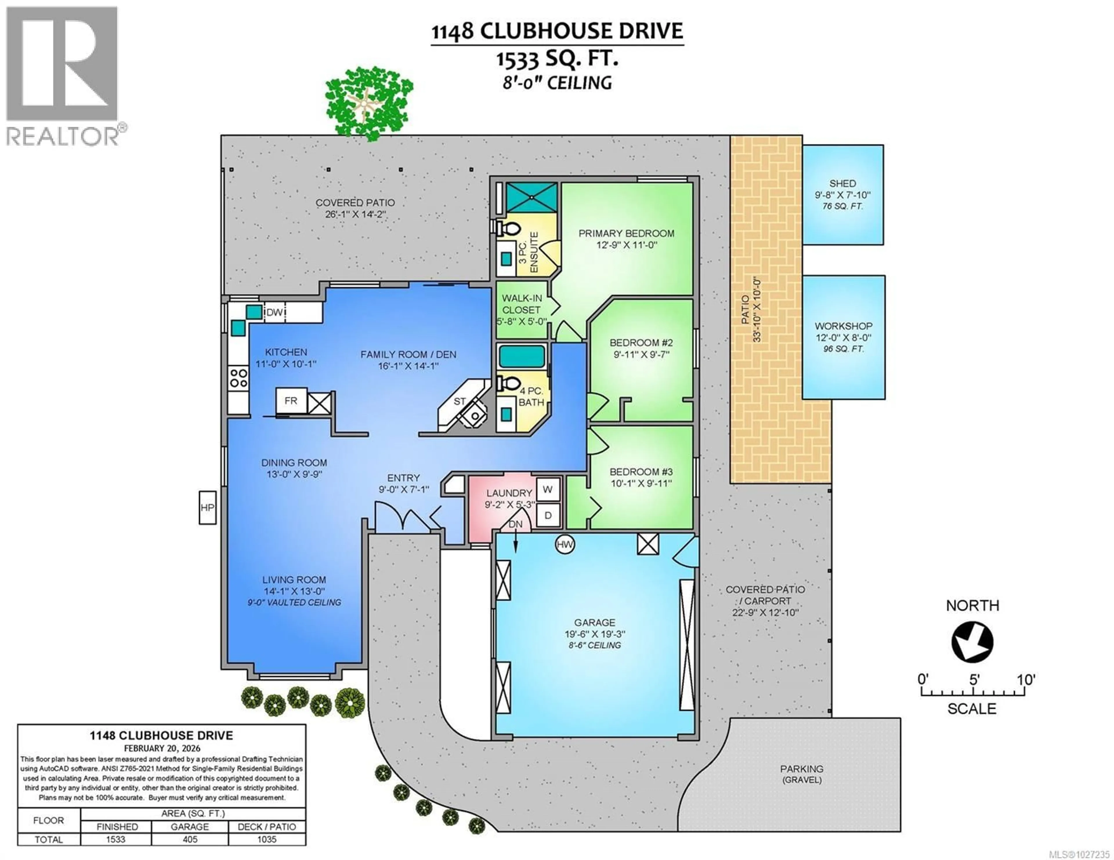 Floor plan for 1148 CLUBHOUSE DRIVE, Qualicum Beach British Columbia V9K1C4