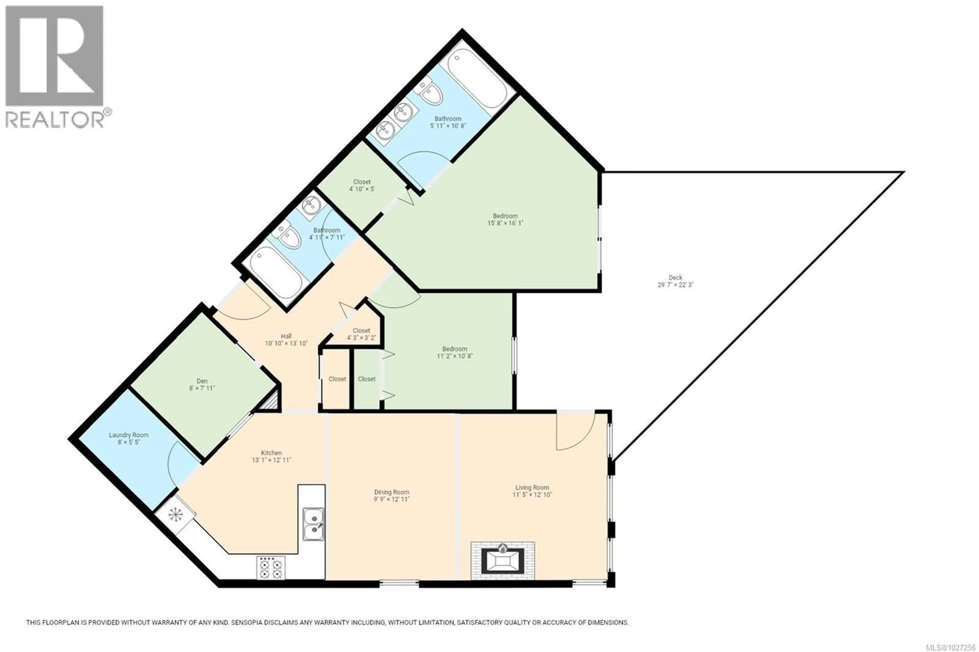 Floor plan for 107 - 350 ISLAND HIGHWAY SOUTH, Campbell River British Columbia V9W1A5
