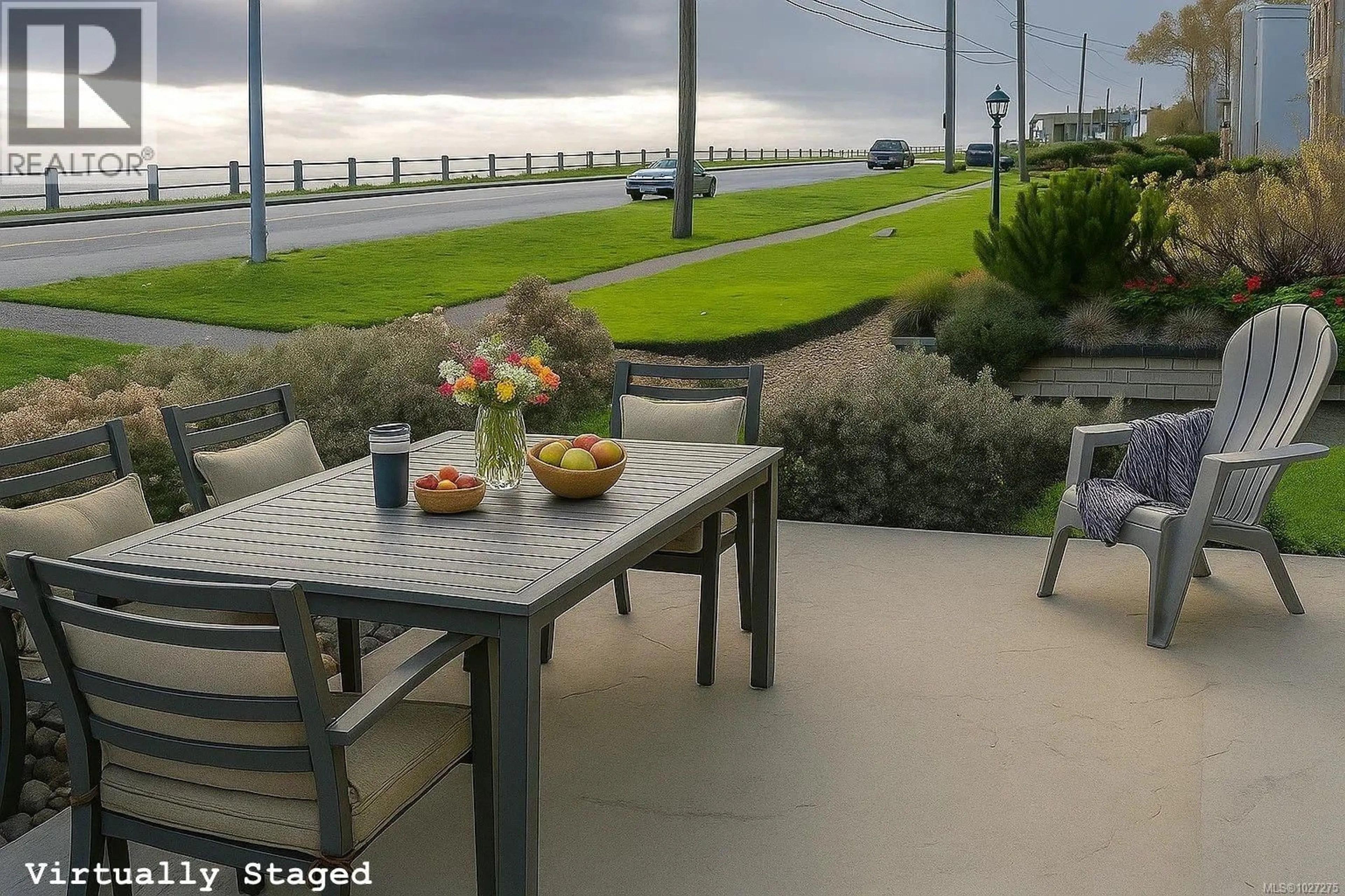 Patio, water/lake/river/ocean view for 1480 DALLAS ROAD, Victoria British Columbia V8S1A2