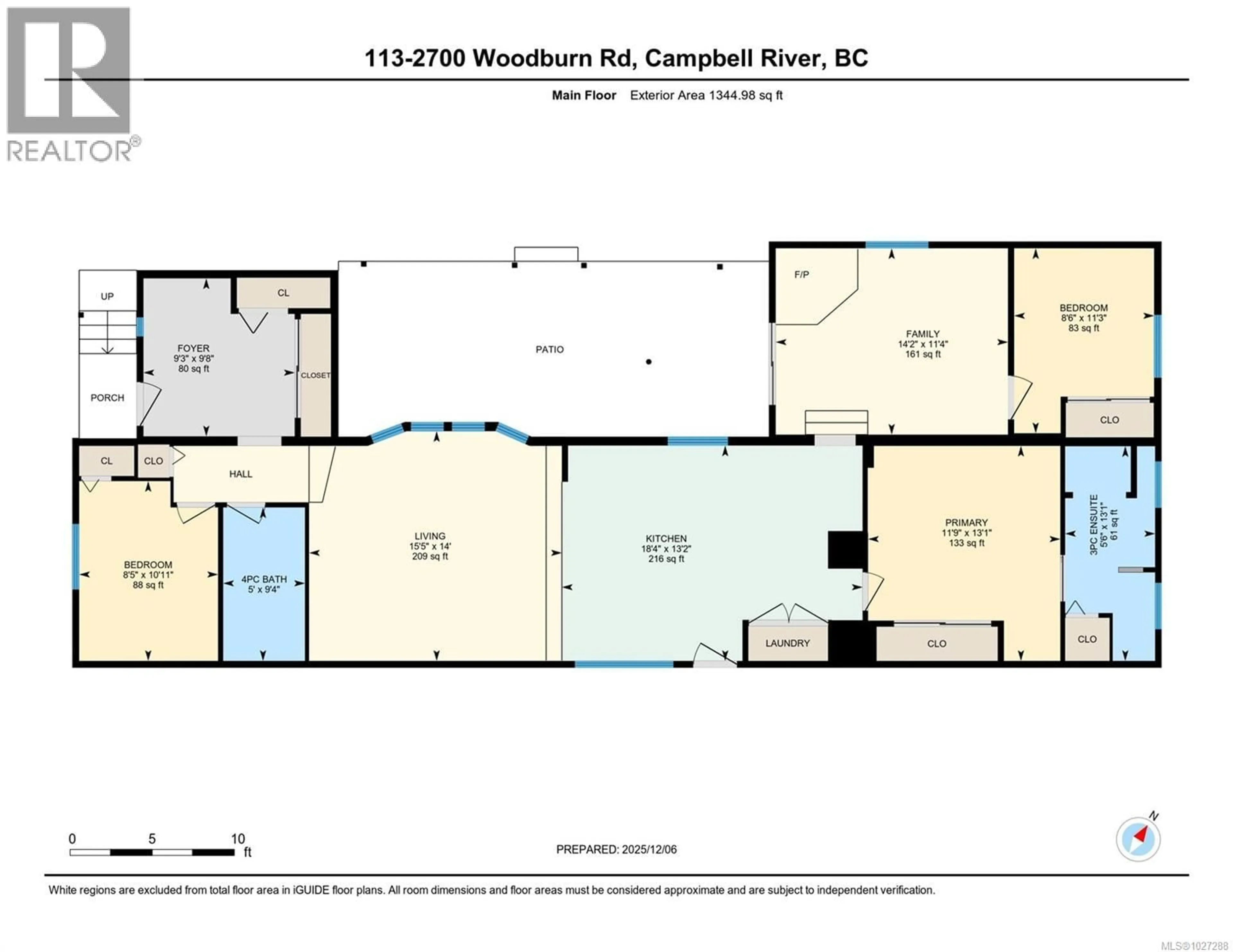 Floor plan for 113 WOODBURN ROAD, Campbell River British Columbia V9W4R4