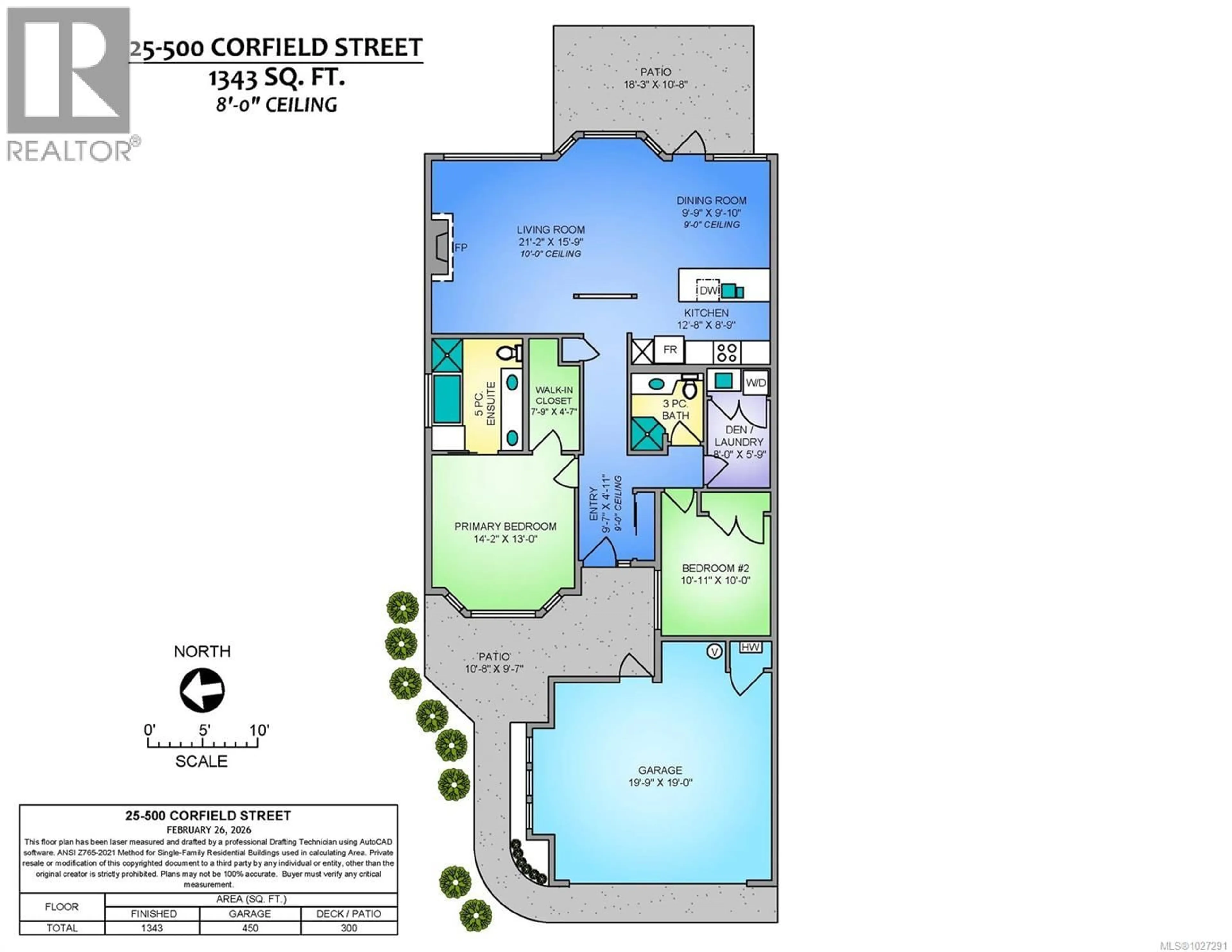 Floor plan for 25 - 500 CORFIELD STREET, Parksville British Columbia V9P1S9