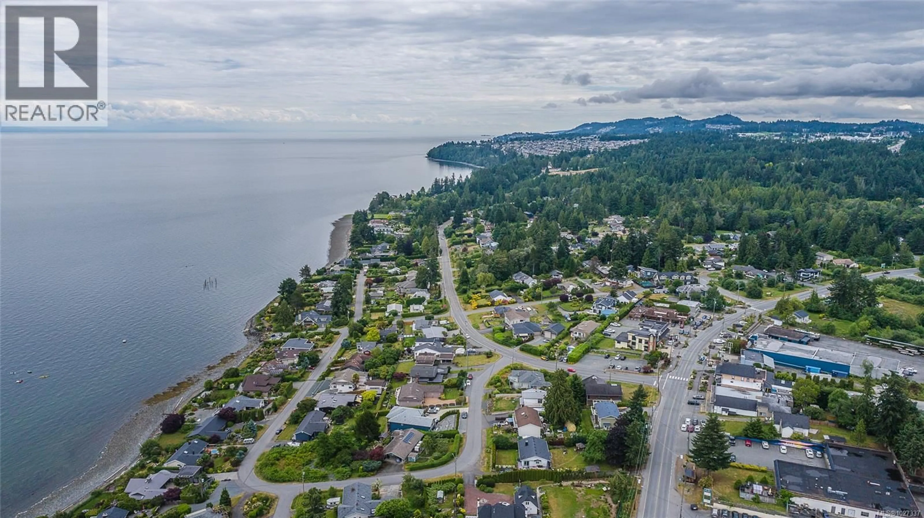 A pic from outside/outdoor area/front of a property/back of a property/a pic from drone, water/lake/river/ocean view for 7261 LANTZVILLE ROAD, Lantzville British Columbia V0R2H0