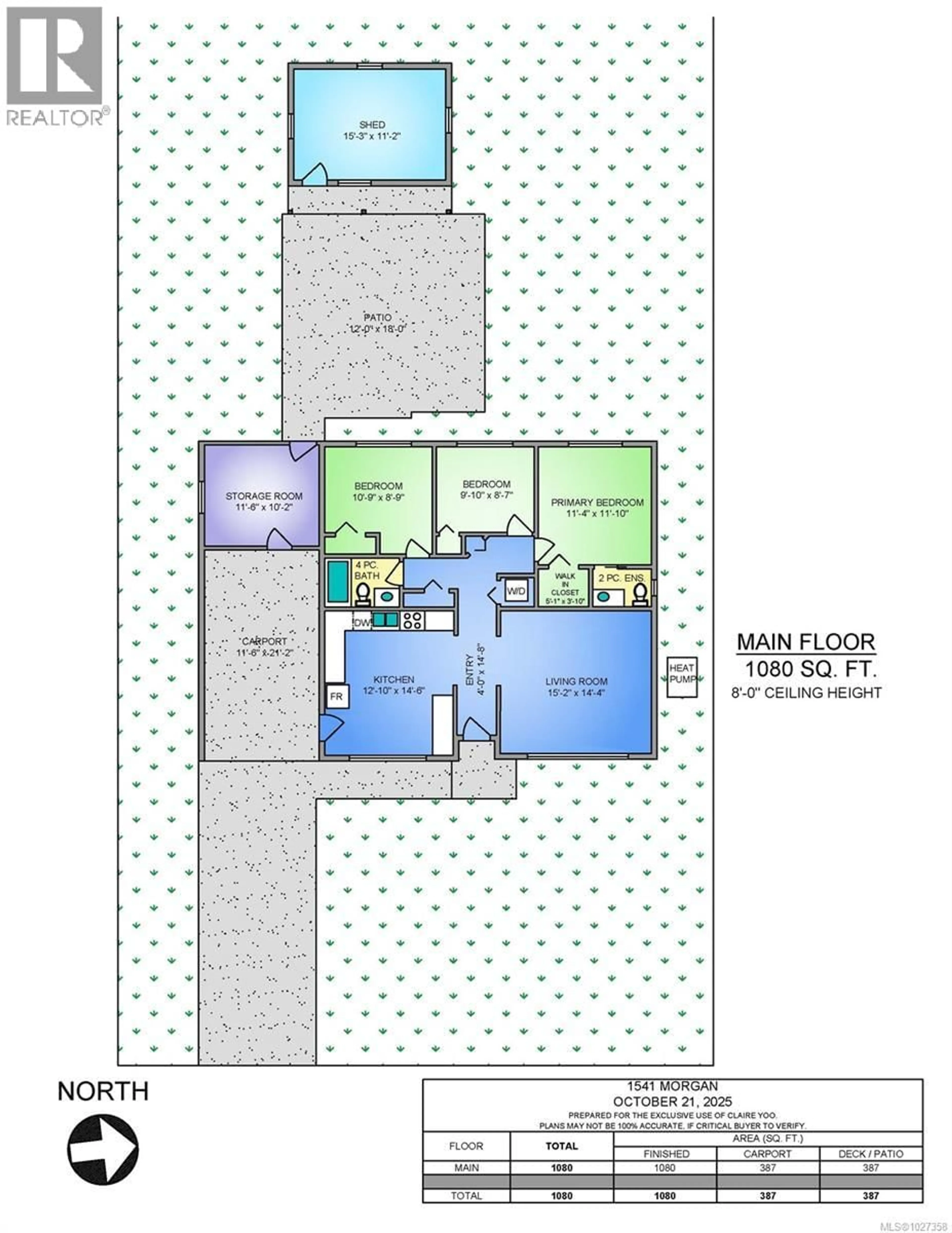Floor plan for 1541 MORGAN STREET, Crofton British Columbia V0R1R0