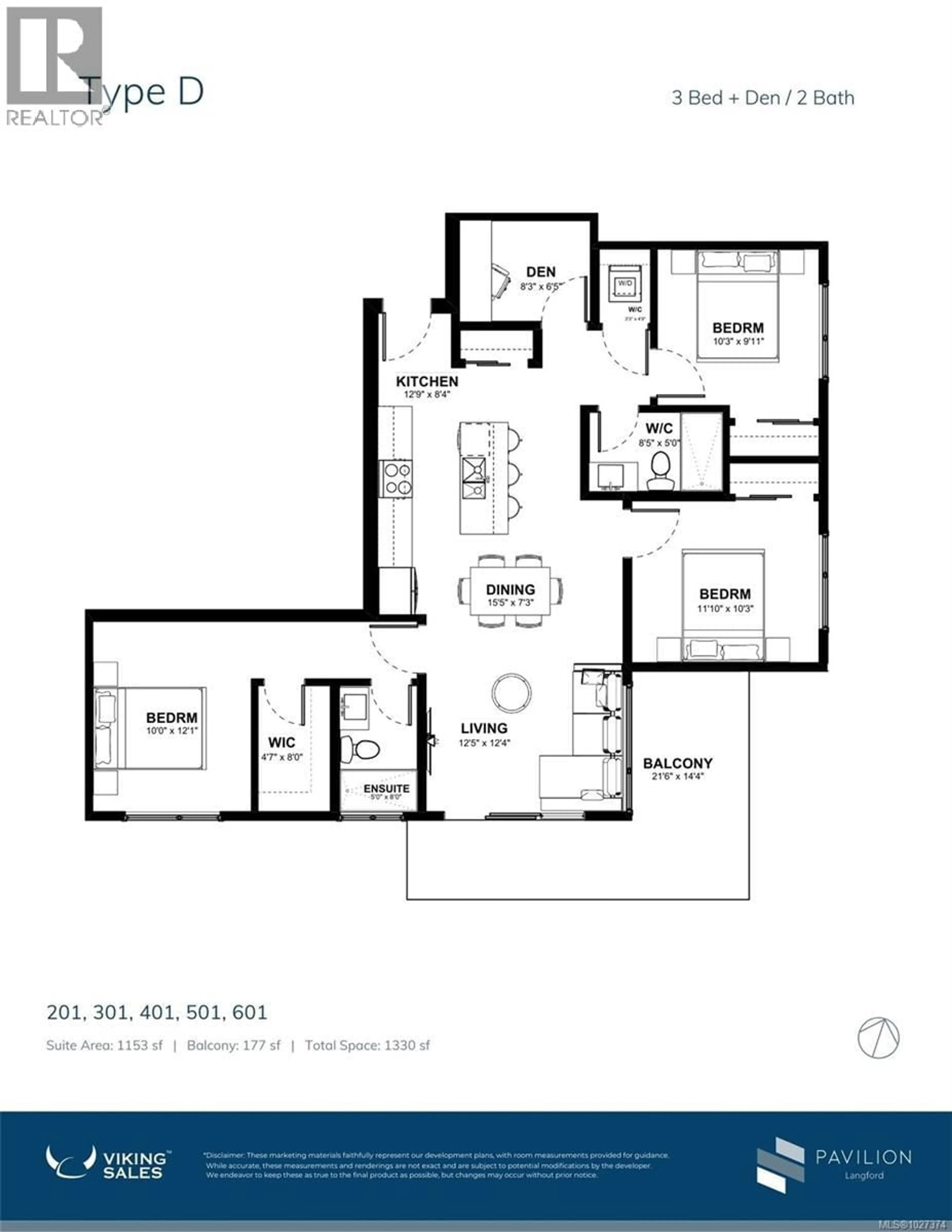 Floor plan for 301 - 777 STATION AVENUE, Langford British Columbia V9B2S1