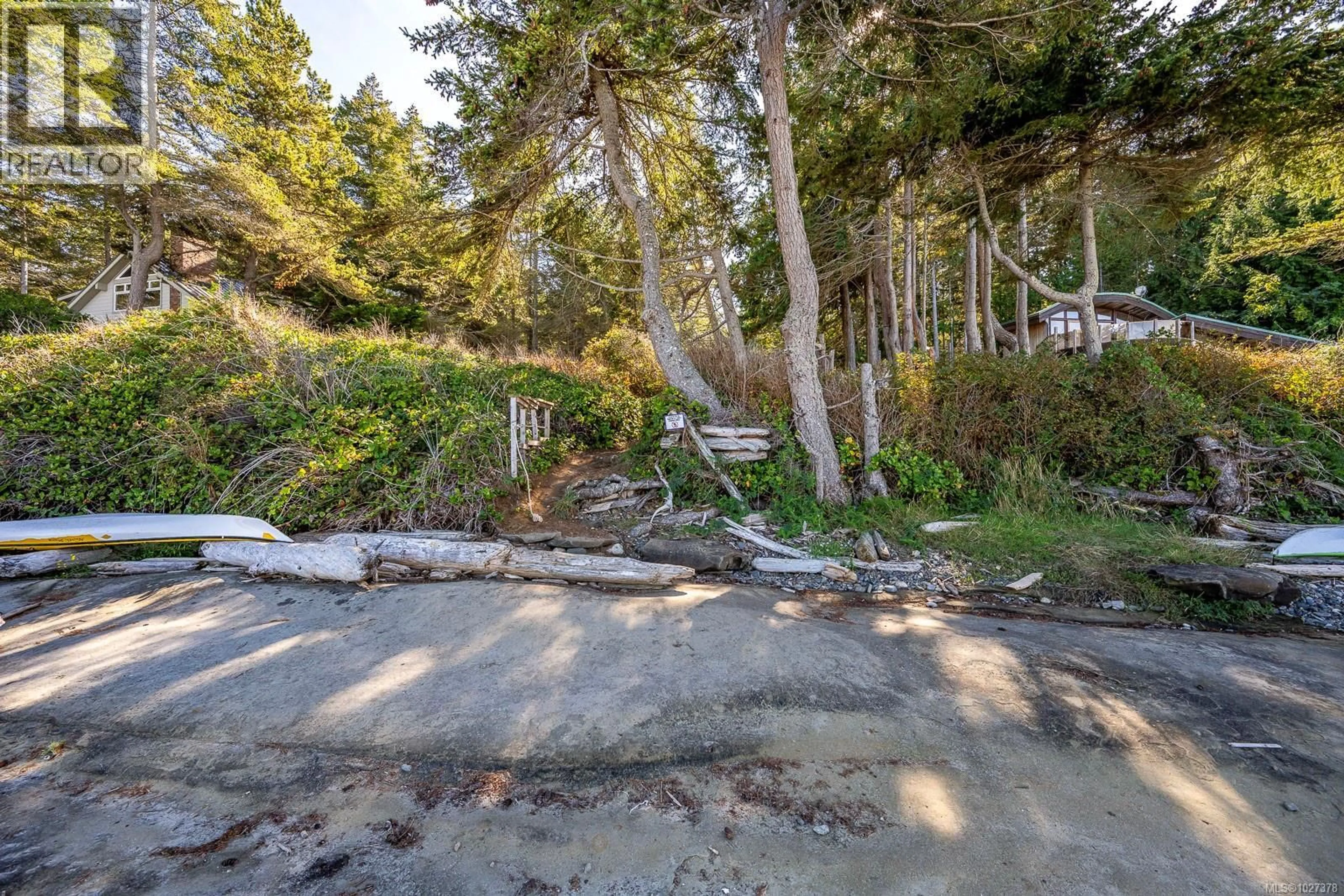 Patio, forest/trees view for 6300 ANDERSON DRIVE, Hornby Island British Columbia V0R1Z0