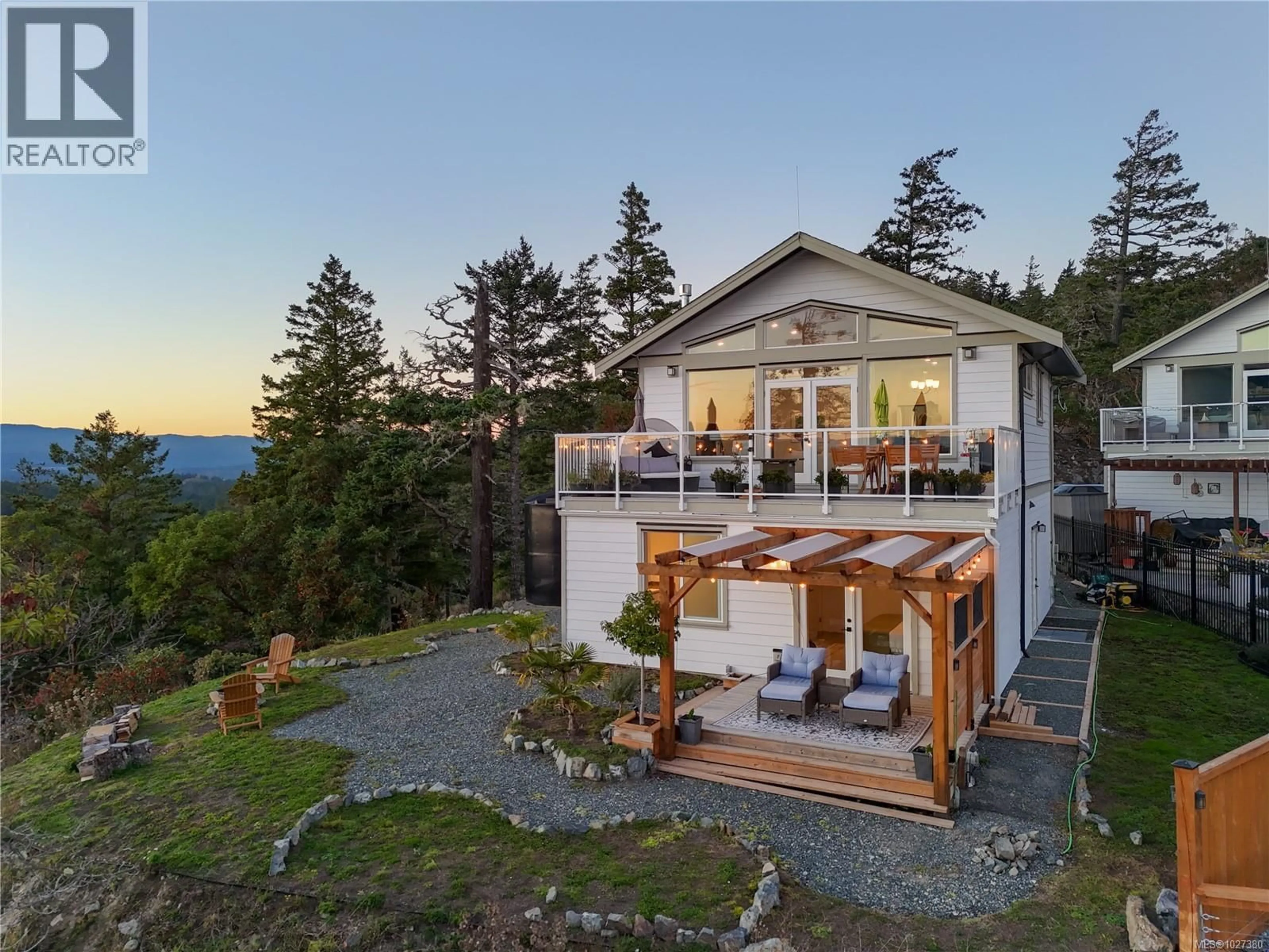 A pic from outside/outdoor area/front of a property/back of a property/a pic from drone, mountain view for D - 5280 EAST SOOKE ROAD, Sooke British Columbia V9Z1B8