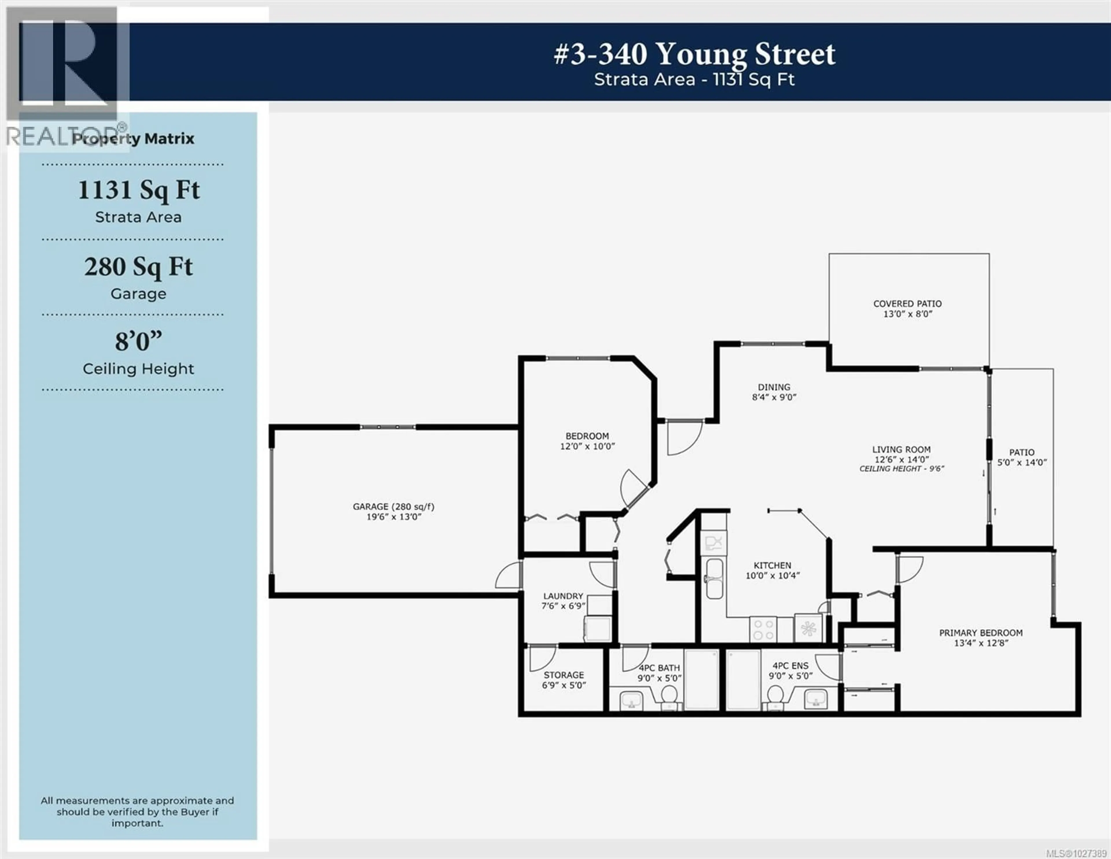 Floor plan for 3 - 340 YOUNG STREET, Parksville British Columbia V9P1C5