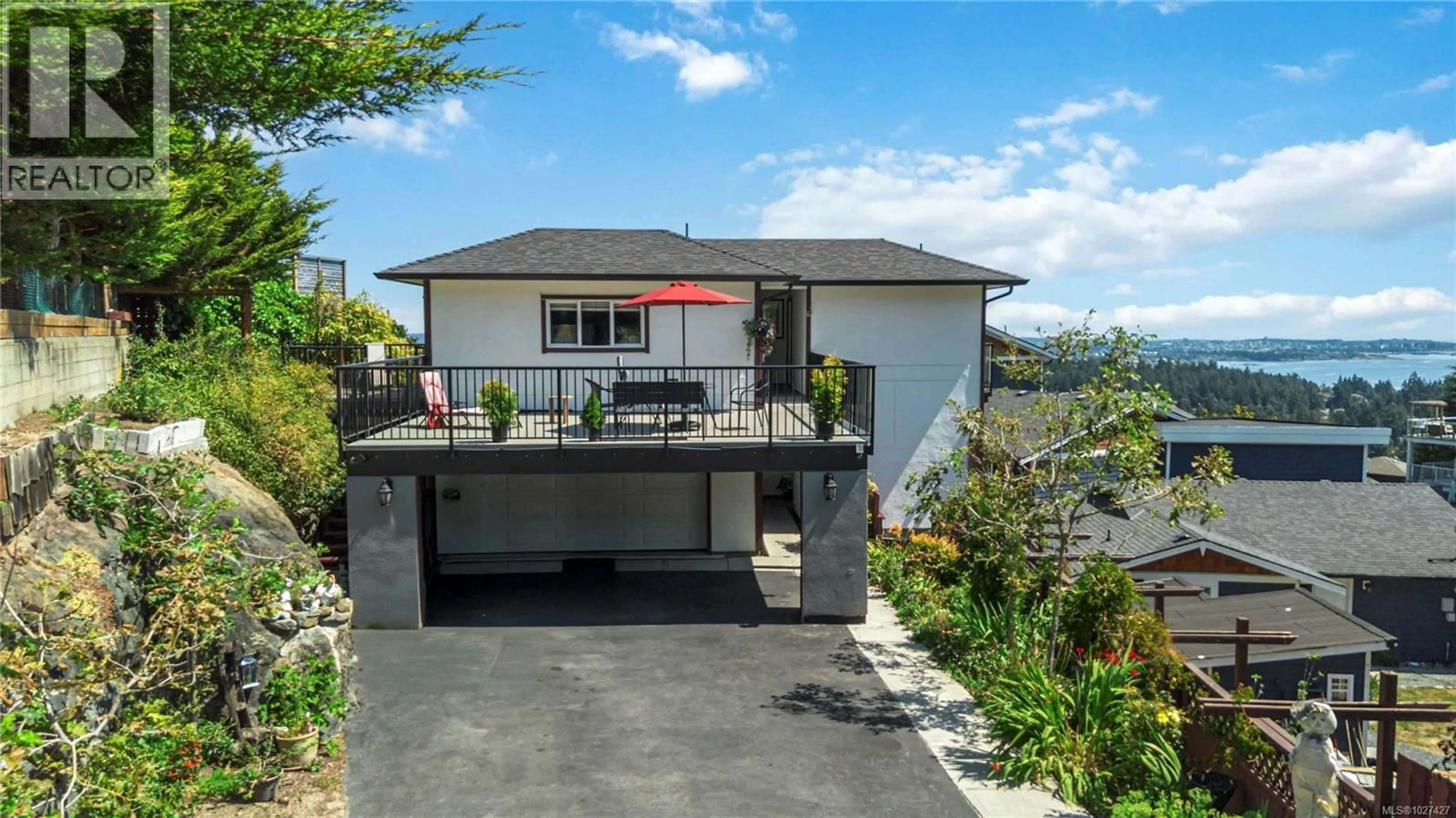 A pic from outside/outdoor area/front of a property/back of a property/a pic from drone, street for 3403 KARGER TERRACE, Colwood British Columbia V9C3K4