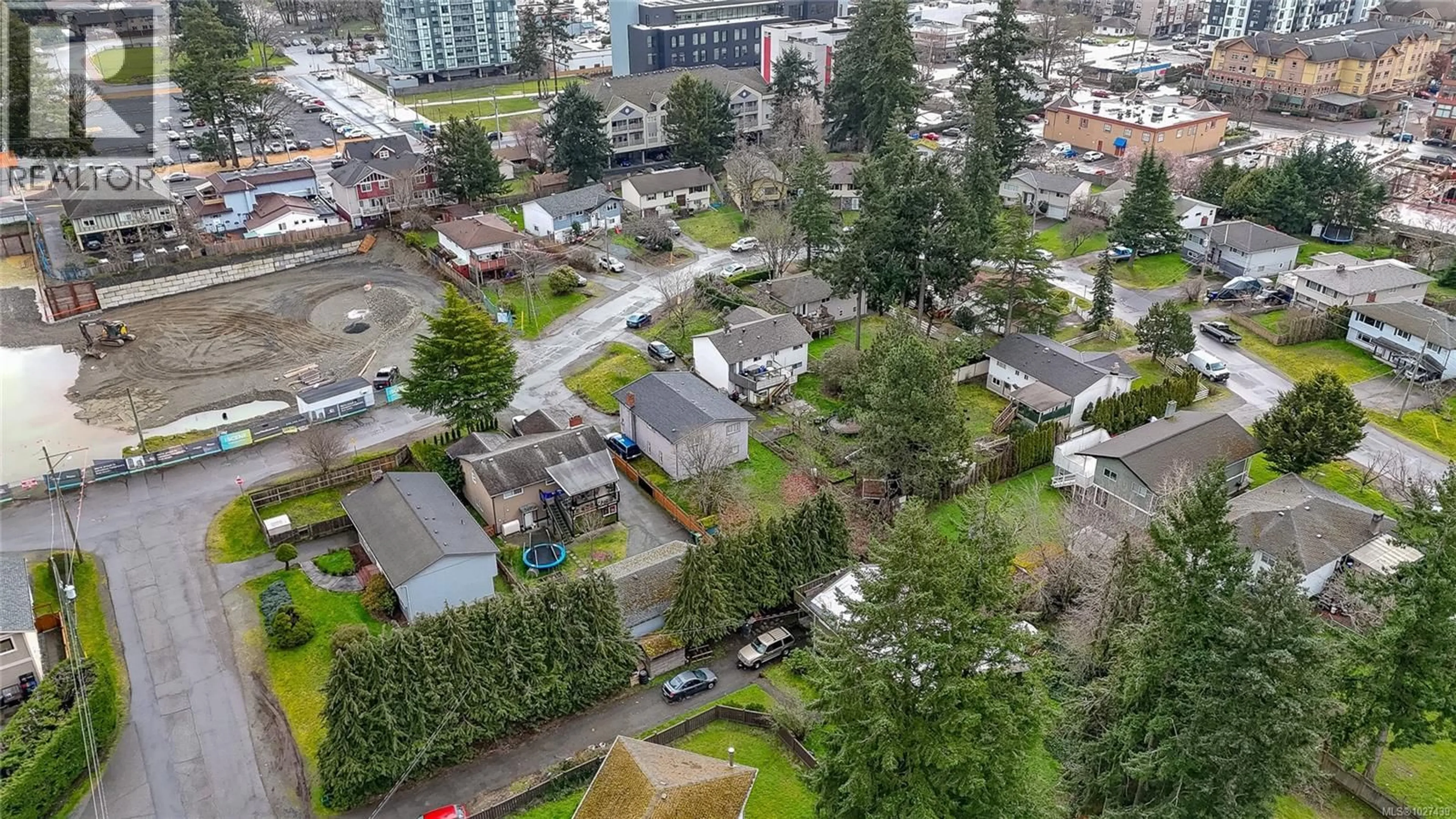 A pic from outside/outdoor area/front of a property/back of a property/a pic from drone, city buildings view from balcony for 2760 SCAFE ROAD, Langford British Columbia V9B3W7