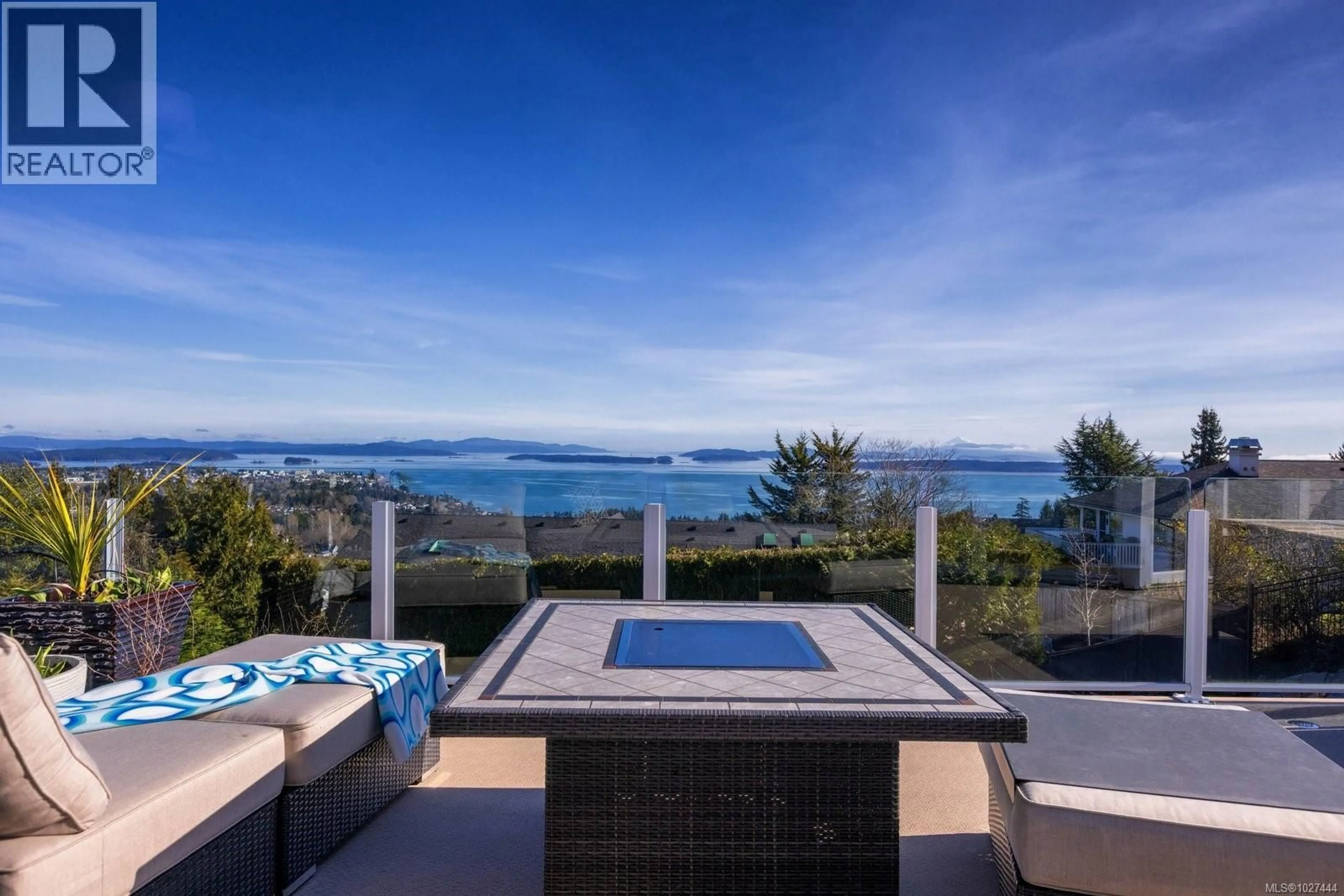 Patio, water/lake/river/ocean view for 1736 MAYNEVIEW TERRACE, North Saanich British Columbia V8L5A9