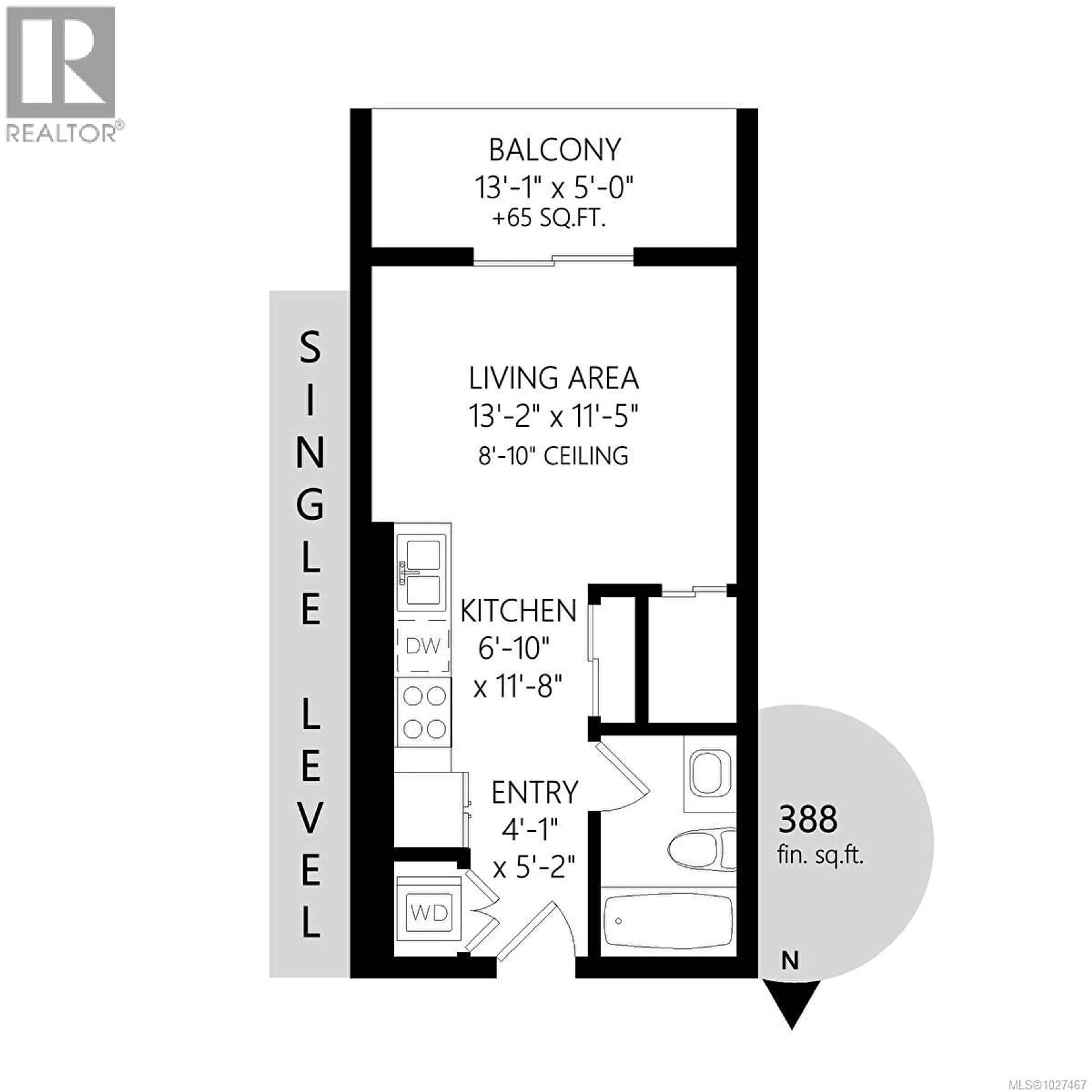 Floor plan for 512 - 2629 MILLSTREAM ROAD, Langford British Columbia V9B3R8