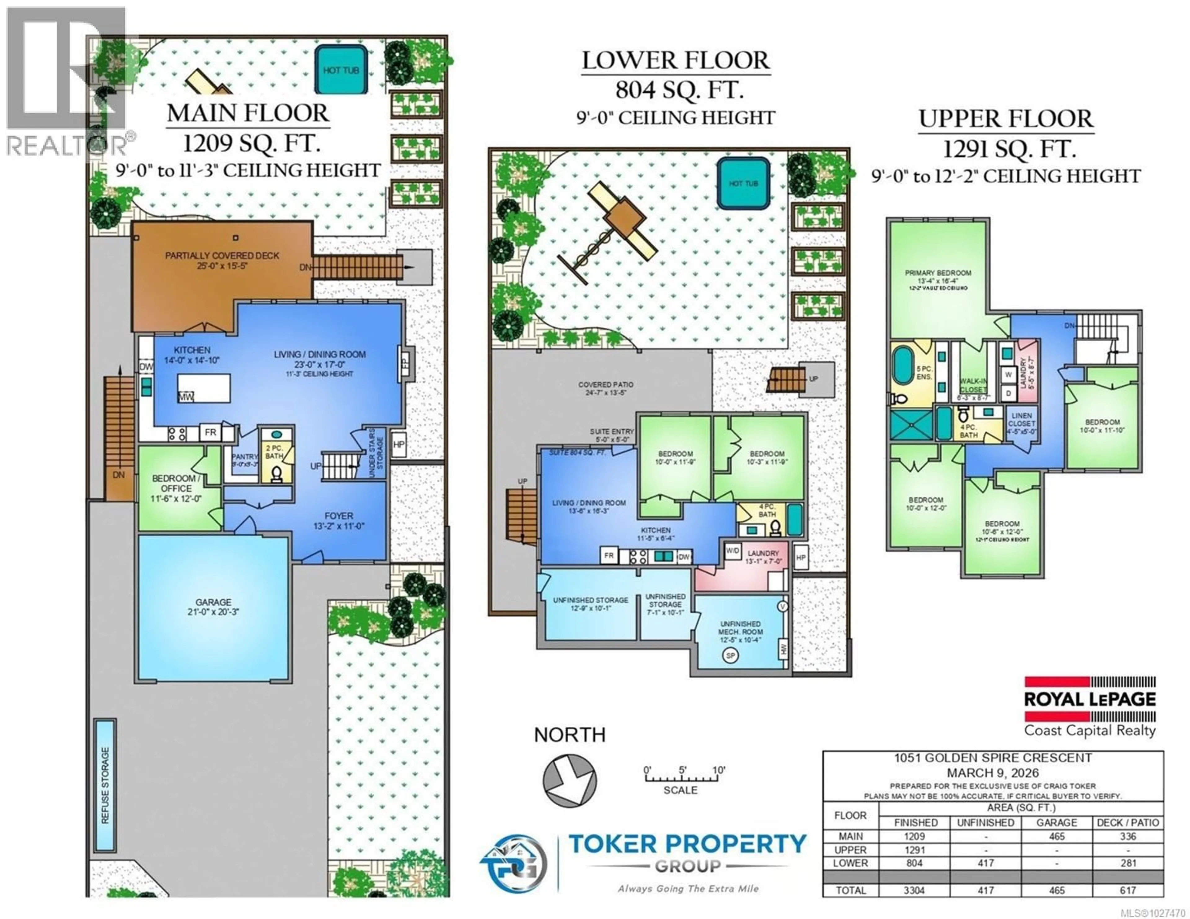 Floor plan for 1051 GOLDEN SPIRE CRESCENT, Langford British Columbia V9C0N7