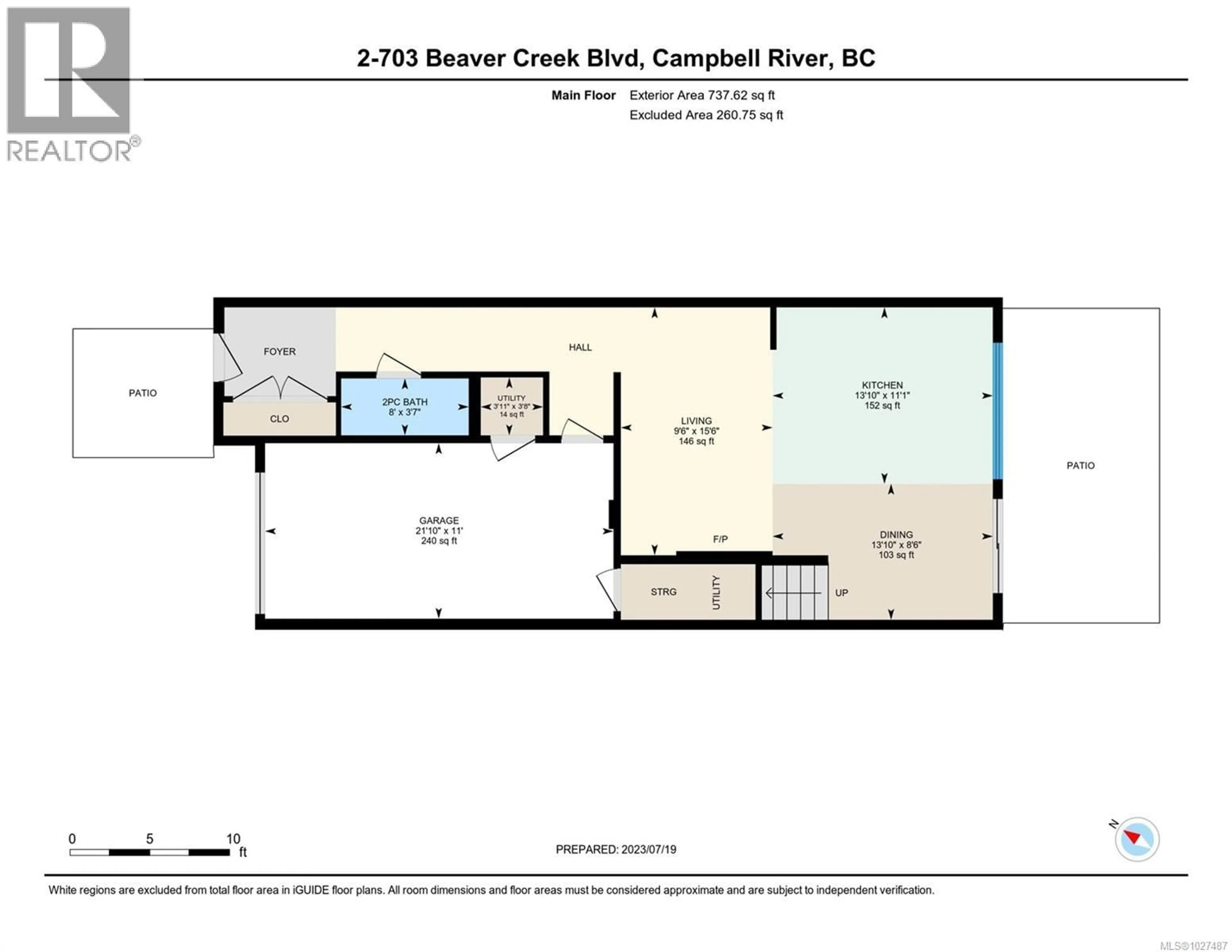 Floor plan for 3 - 3028 ALDER STREET SOUTH, Campbell River British Columbia V9H0E9