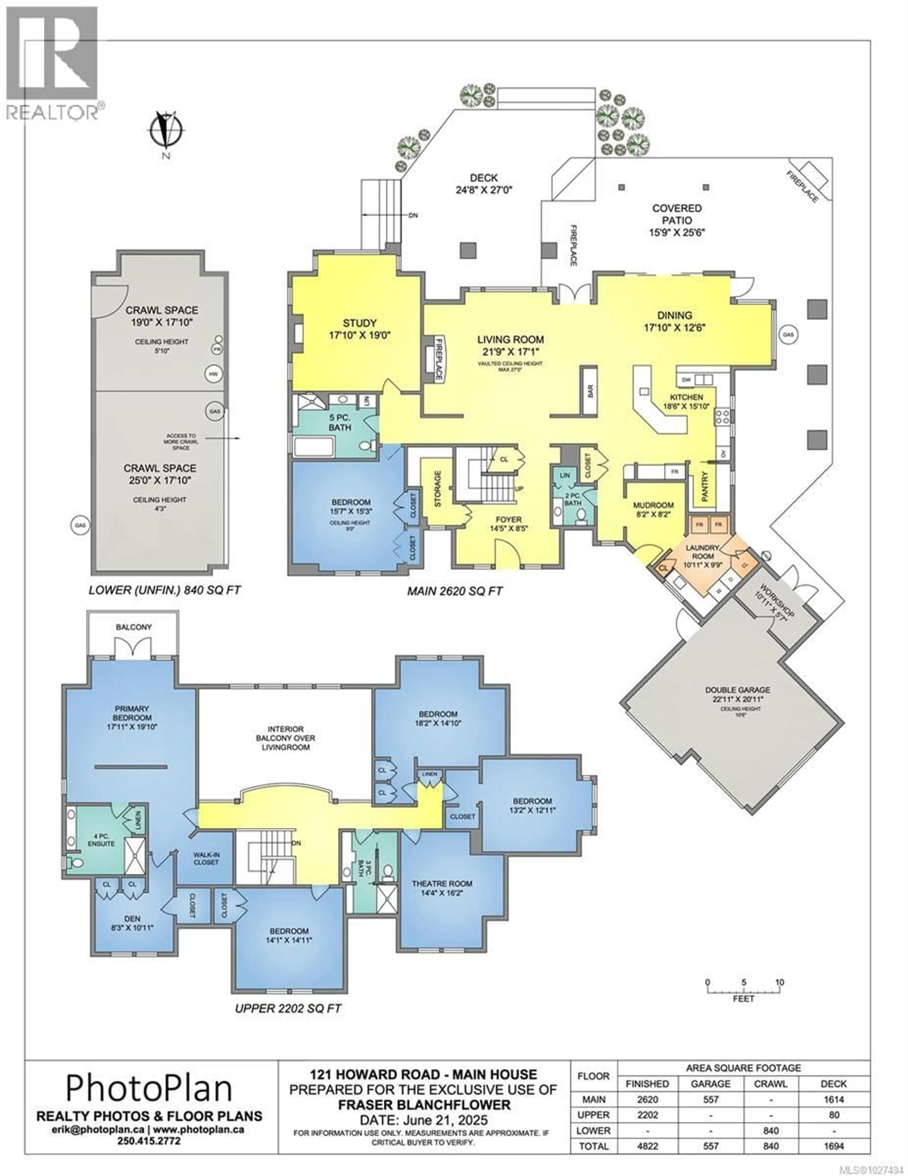 Floor plan for 121 HOWARD ROAD, Salt Spring British Columbia V8K1N2