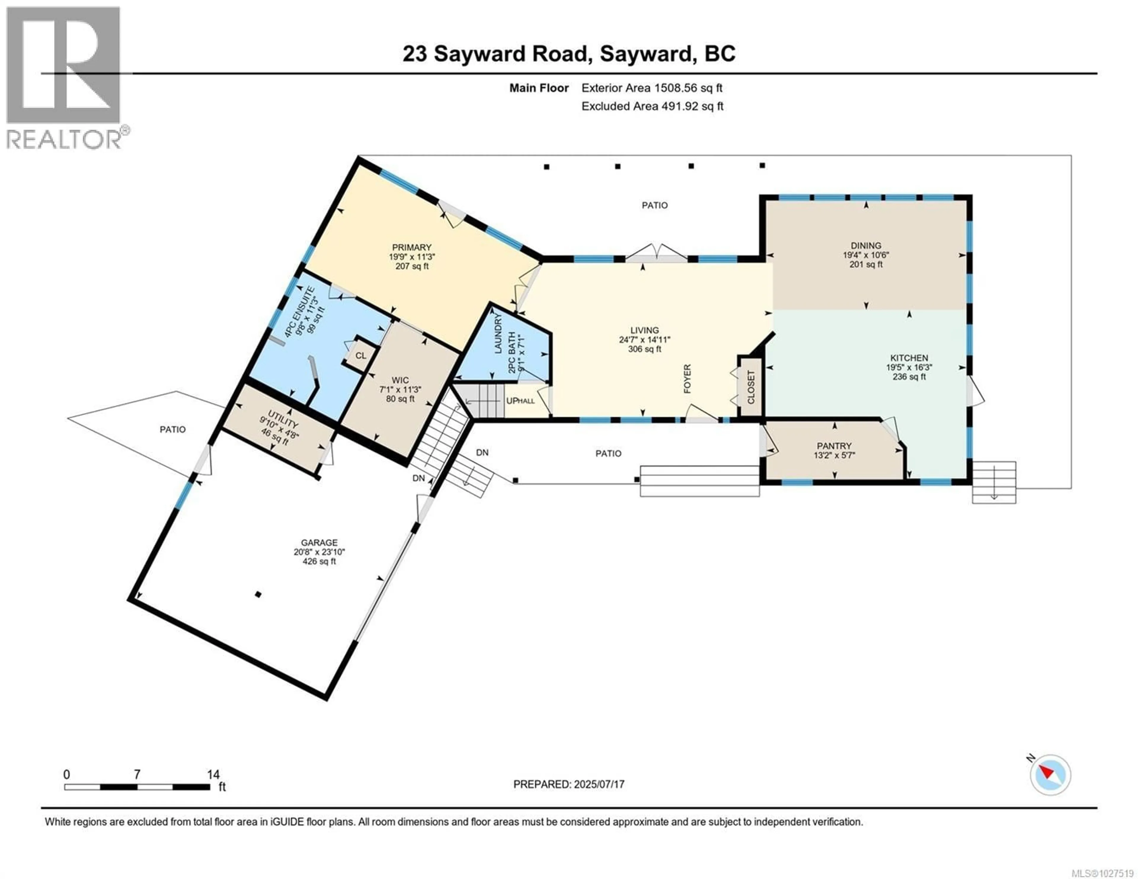 Floor plan for 23 SAYWARD ROAD, Sayward British Columbia V0P1R0