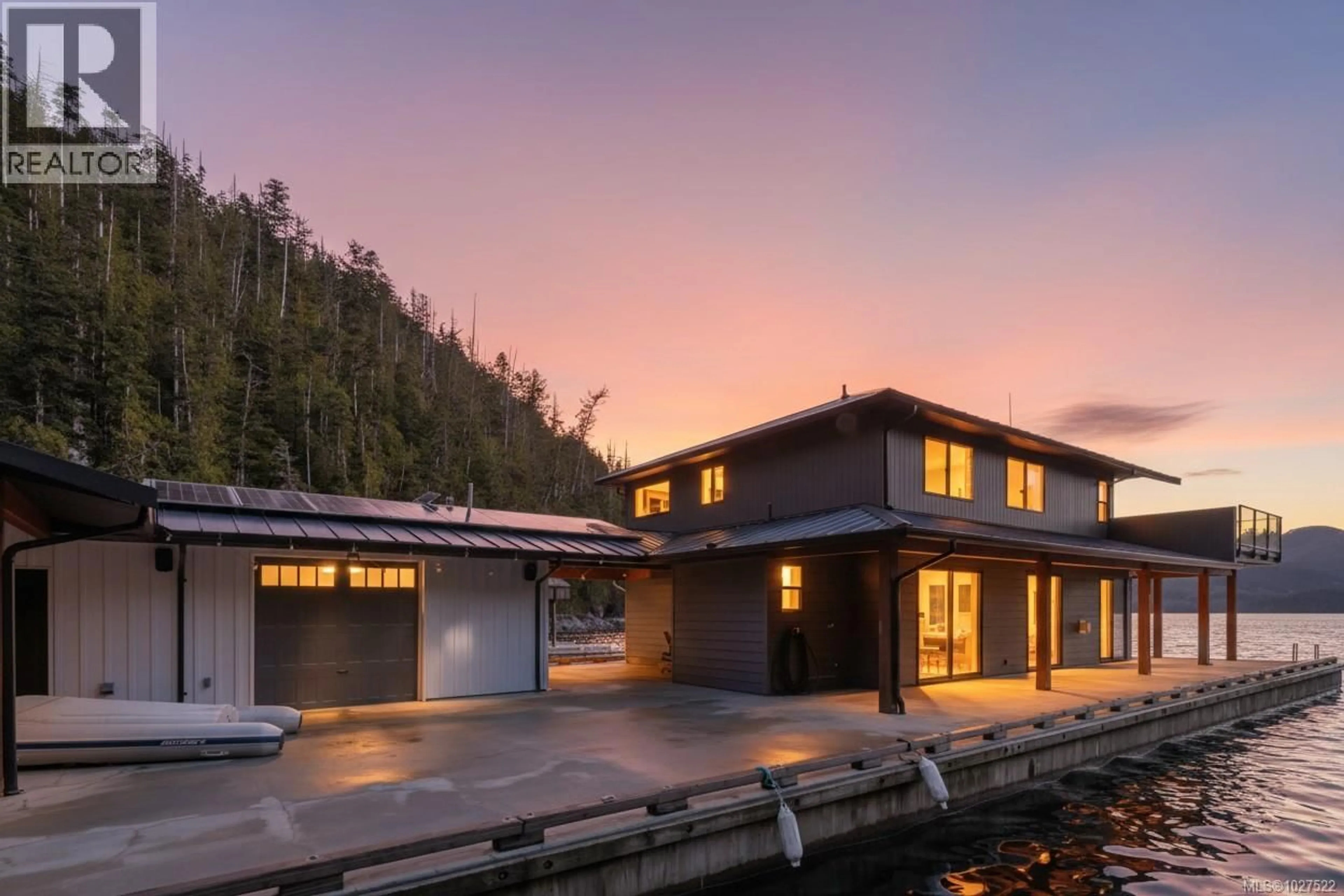 Home with brick exterior material, water/lake/river/ocean view for 0 HOISS POINT, Gold River British Columbia