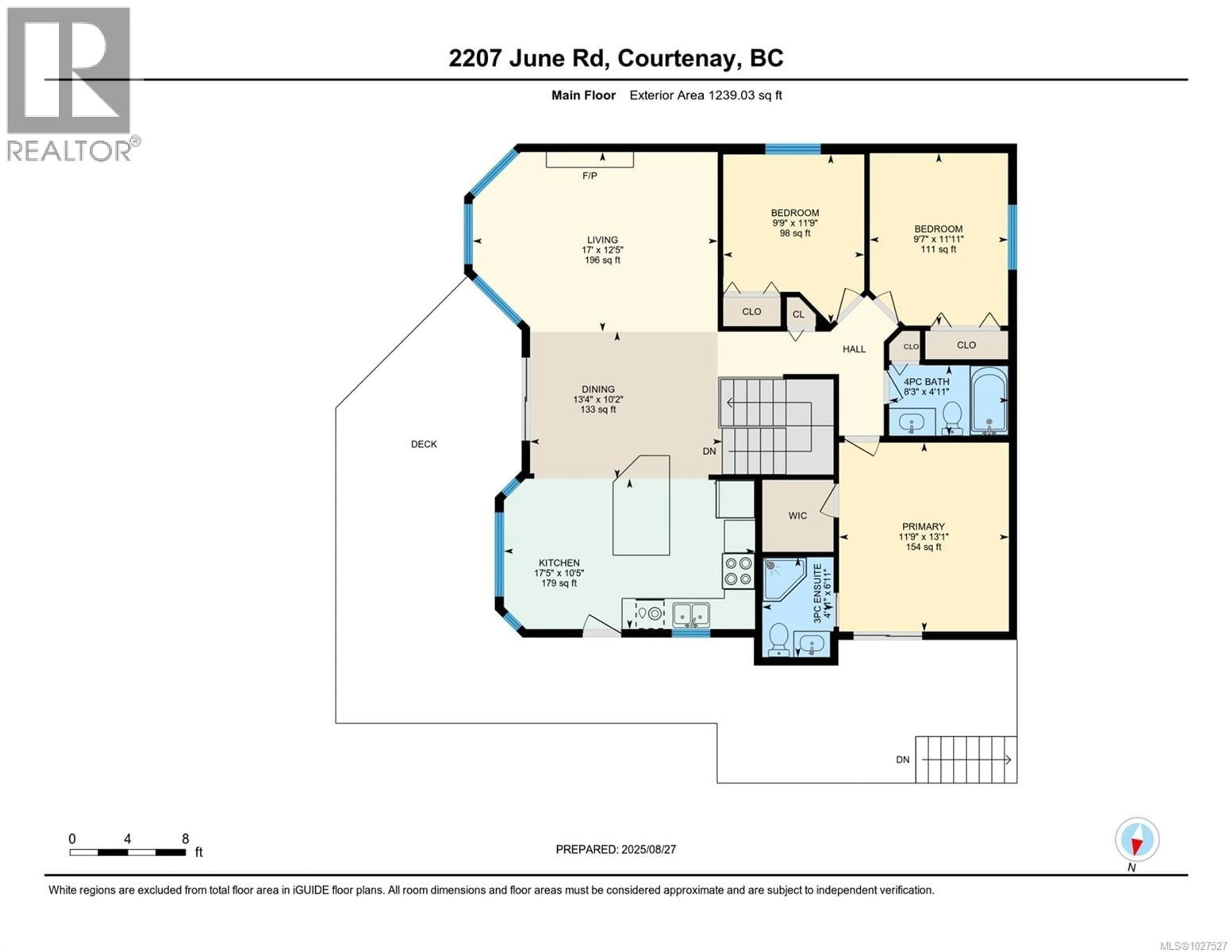 Floor plan for 2207 JUNE ROAD, Courtenay British Columbia V9J1X9