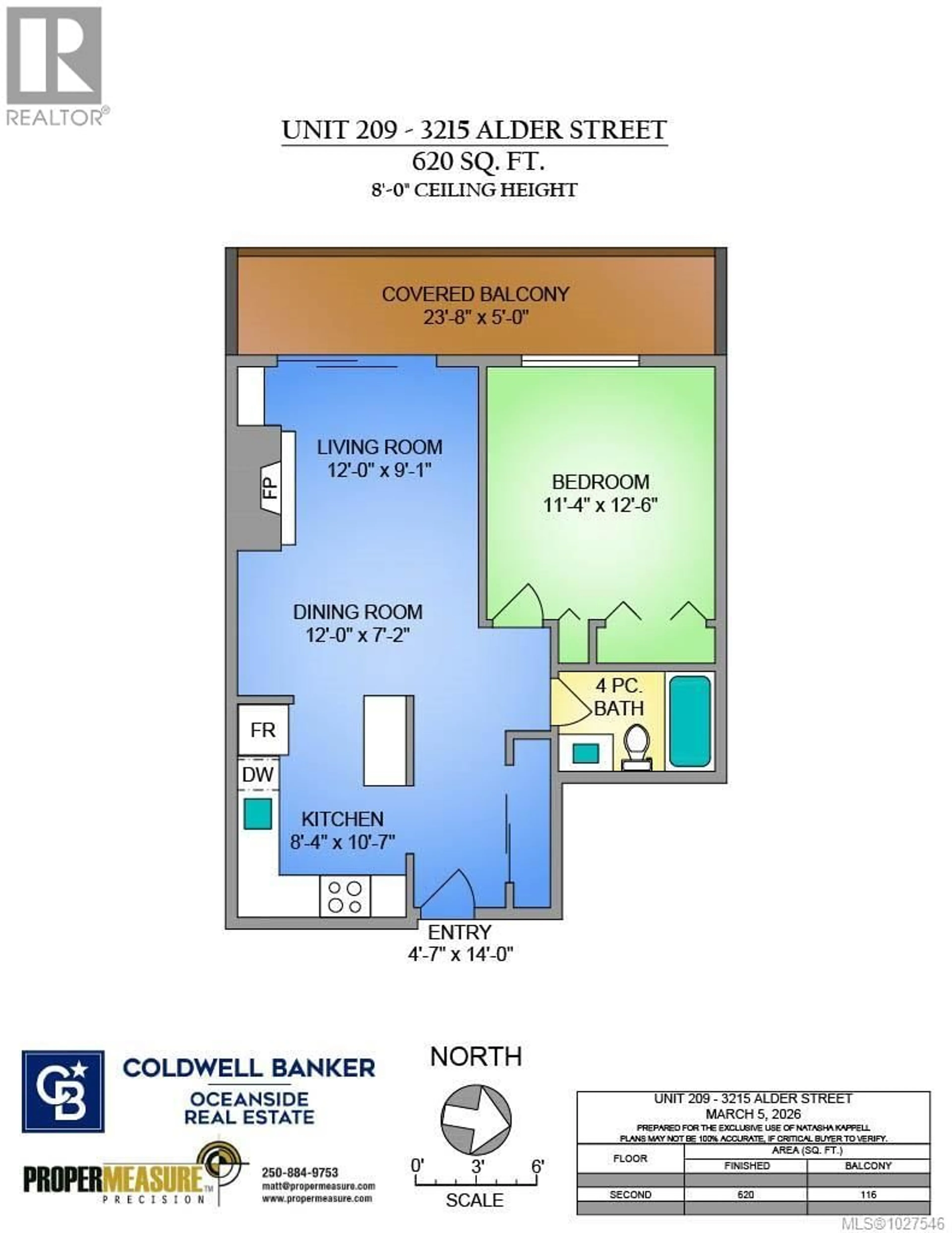 Floor plan for 209 - 3215 ALDER STREET, Saanich British Columbia V8X1P3