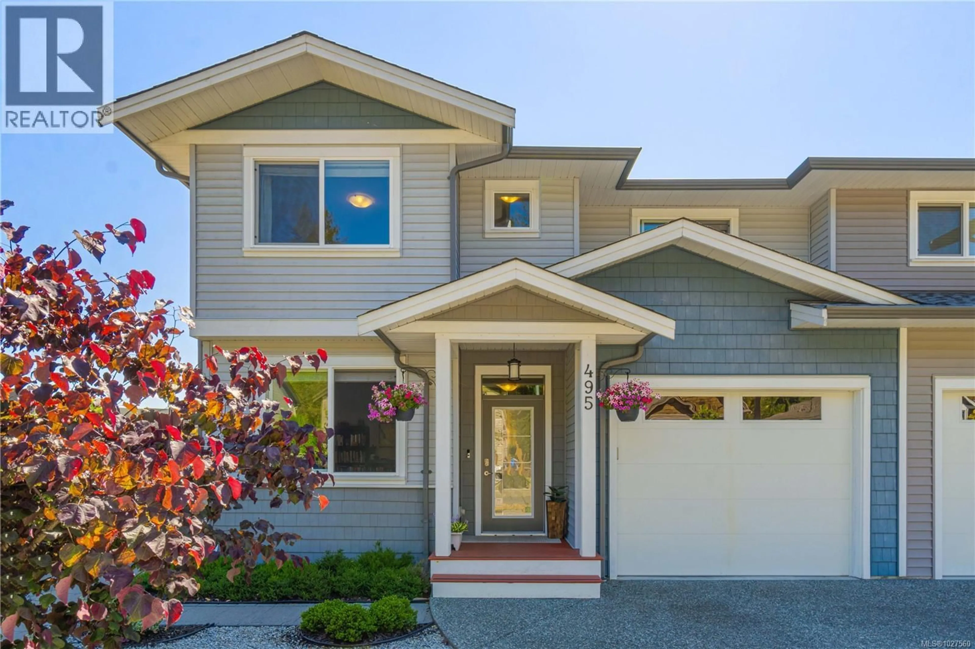 Home with vinyl exterior material, street for 495 MENZIES RIDGE DRIVE, Nanaimo British Columbia V9R0C4