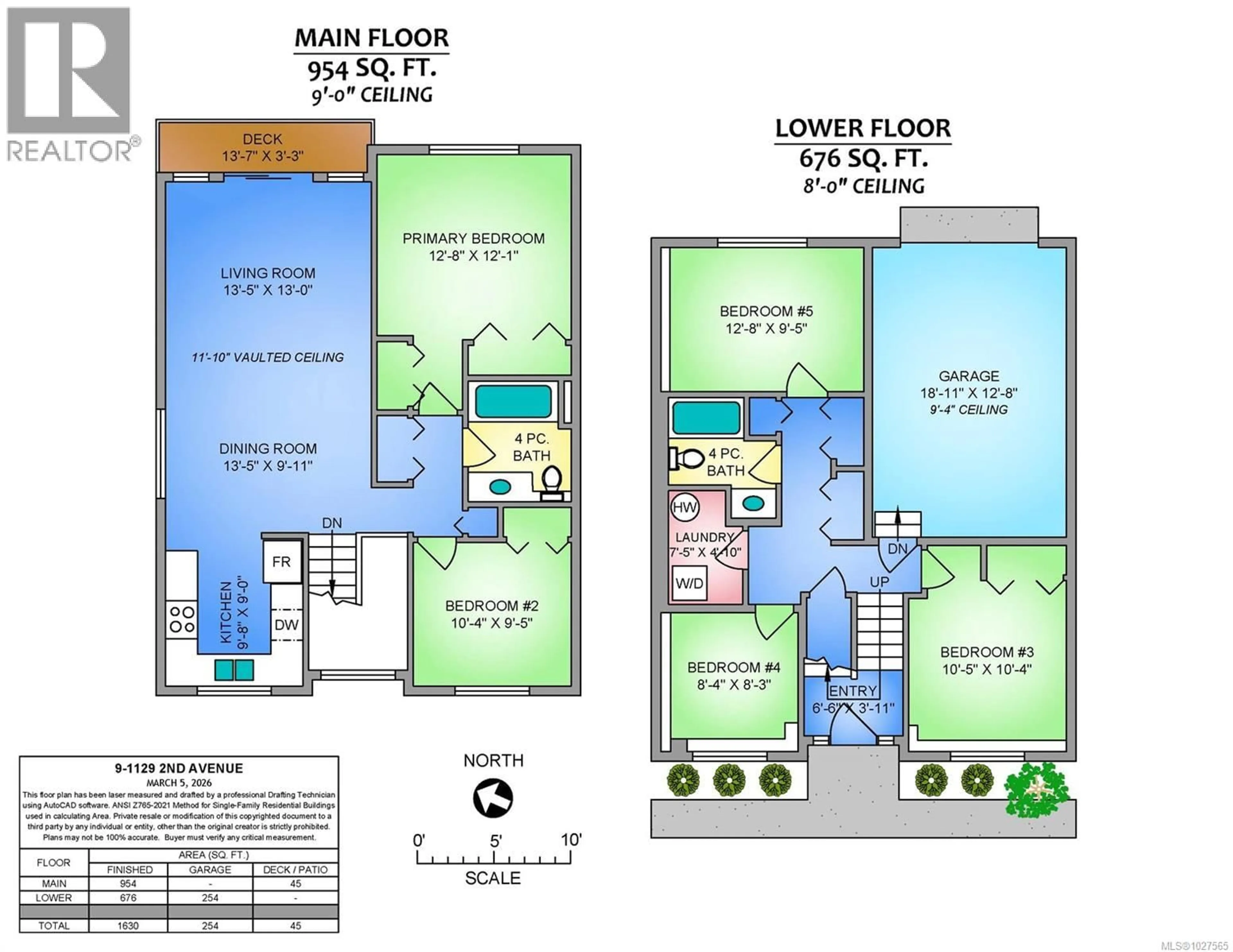 Floor plan for 9 - 1129B 2ND AVENUE, Ladysmith British Columbia V9G1B3