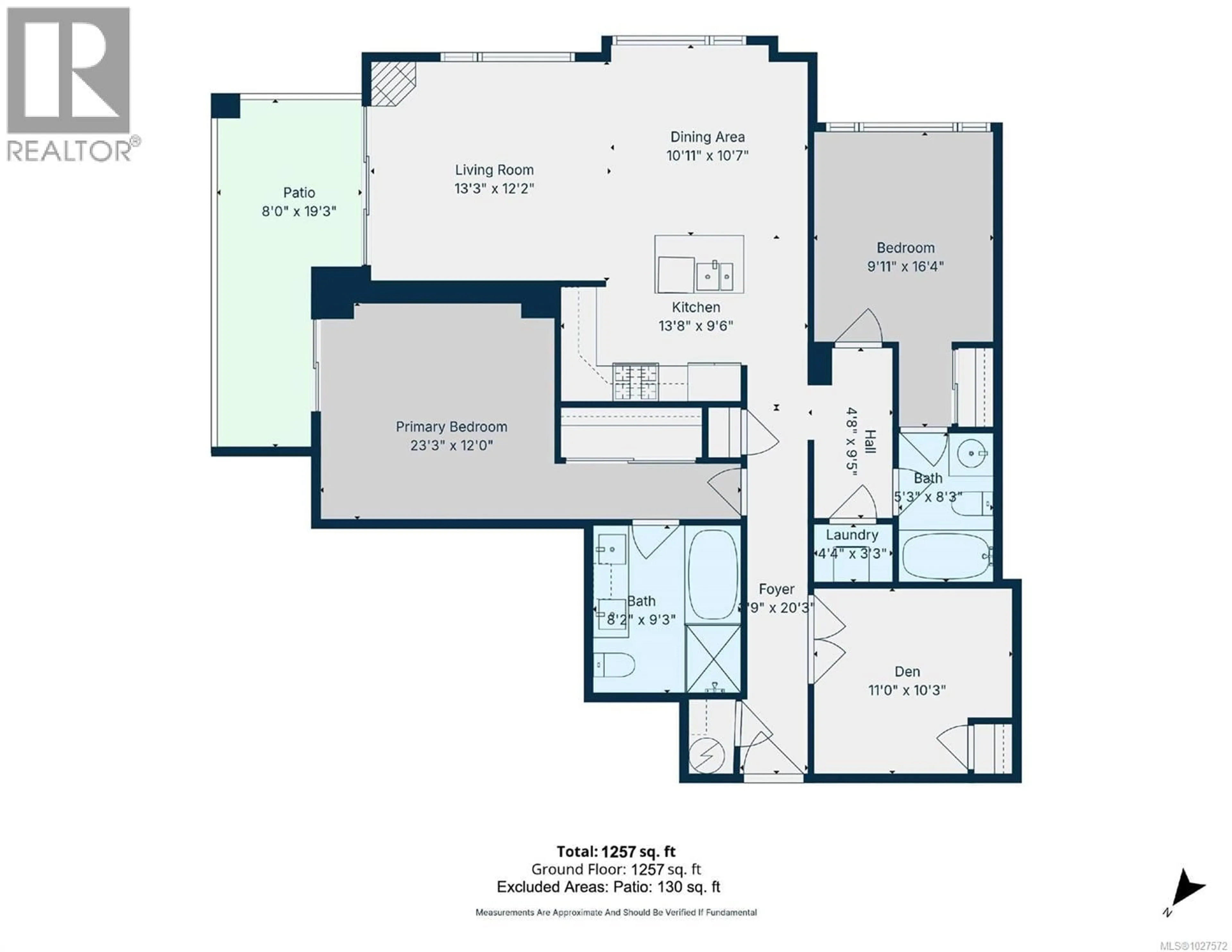 Floor plan for 103 - 194 BEACHSIDE DRIVE, Parksville British Columbia V9P0B1